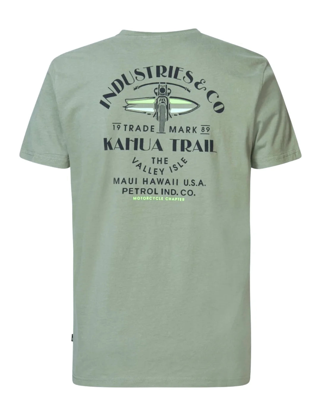 Camiseta Petrol Industries Hawaii Verde | Bicos de Fío