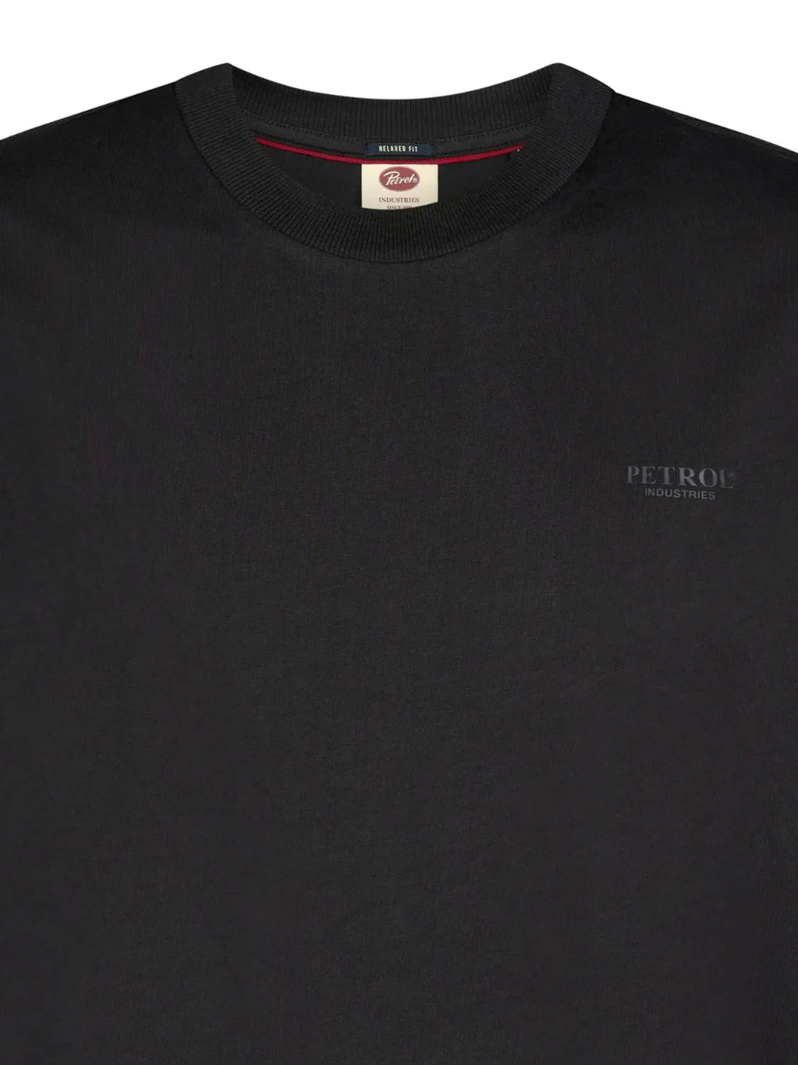 Camiseta Petrol Industries Iron Steel Negro | Bicos de Fío