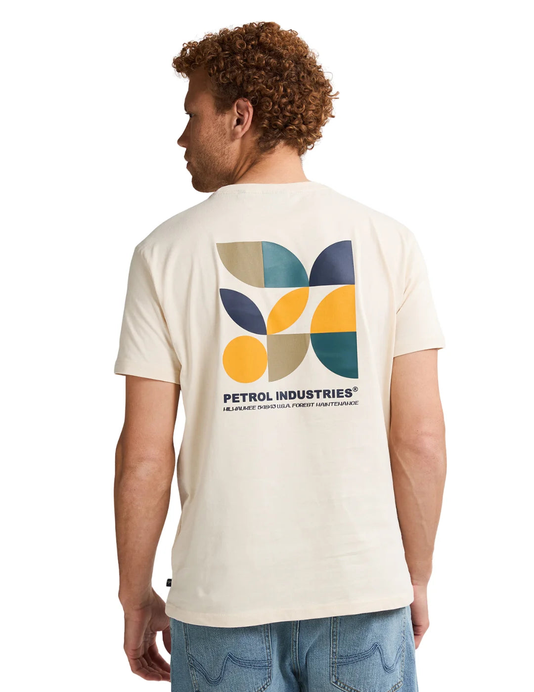 Camiseta Petrol Industries Oglala Beige | Bicos de Fío