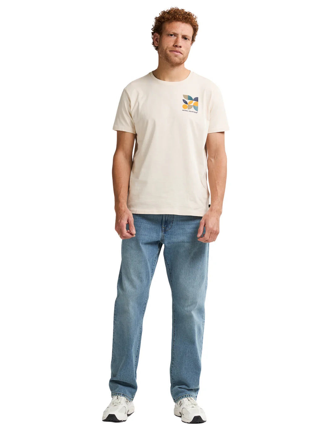 Camiseta Petrol Industries Oglala Beige | Bicos de Fío