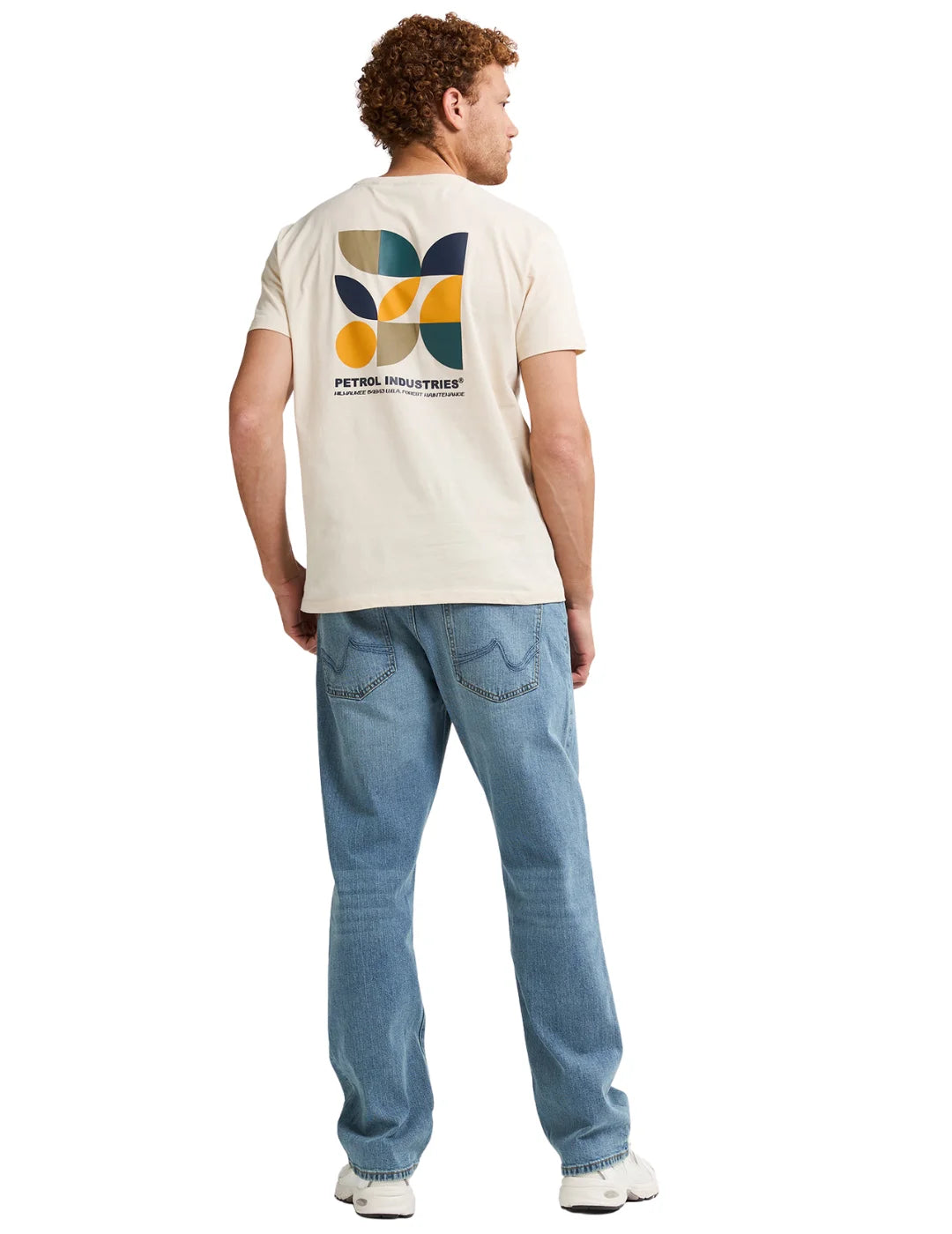 Camiseta Petrol Industries Oglala Beige | Bicos de Fío