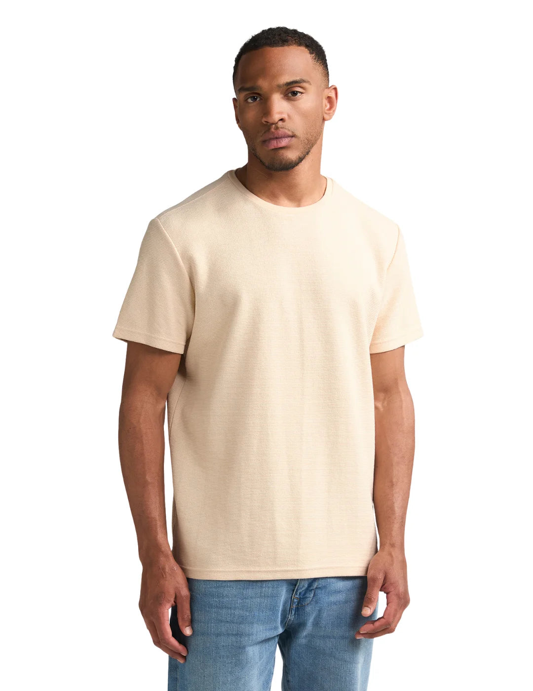 Camiseta Petrol Industries Owens Crema | Bicos de Fío