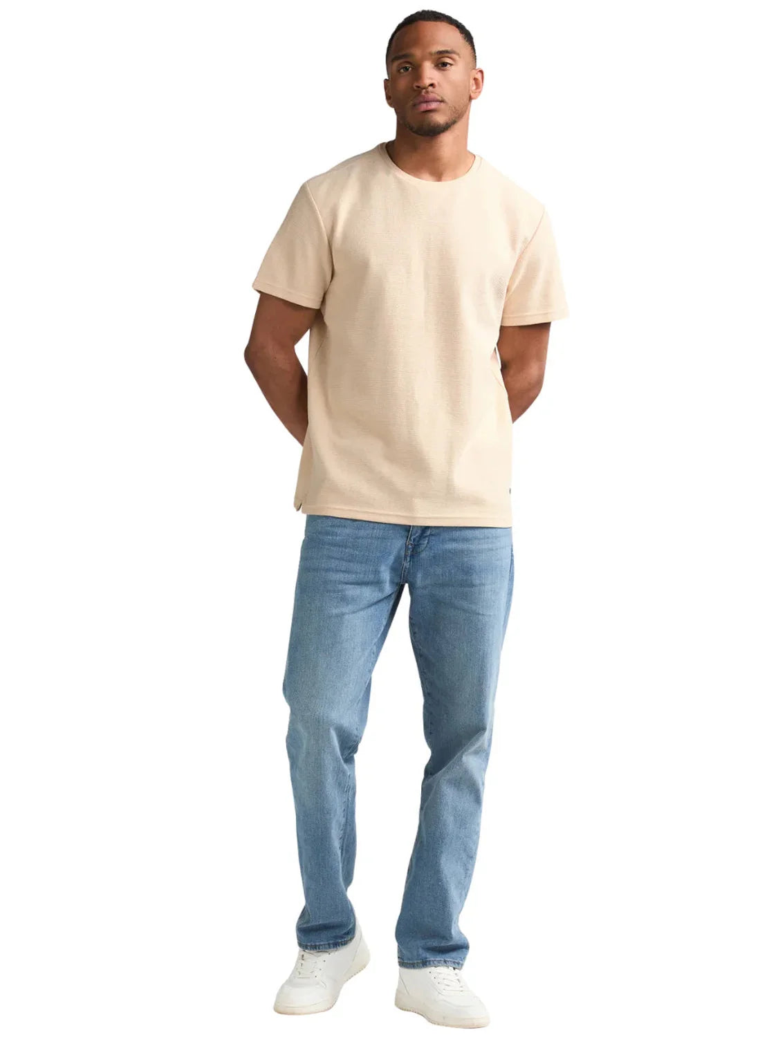 Camiseta Petrol Industries Owens Crema | Bicos de Fío