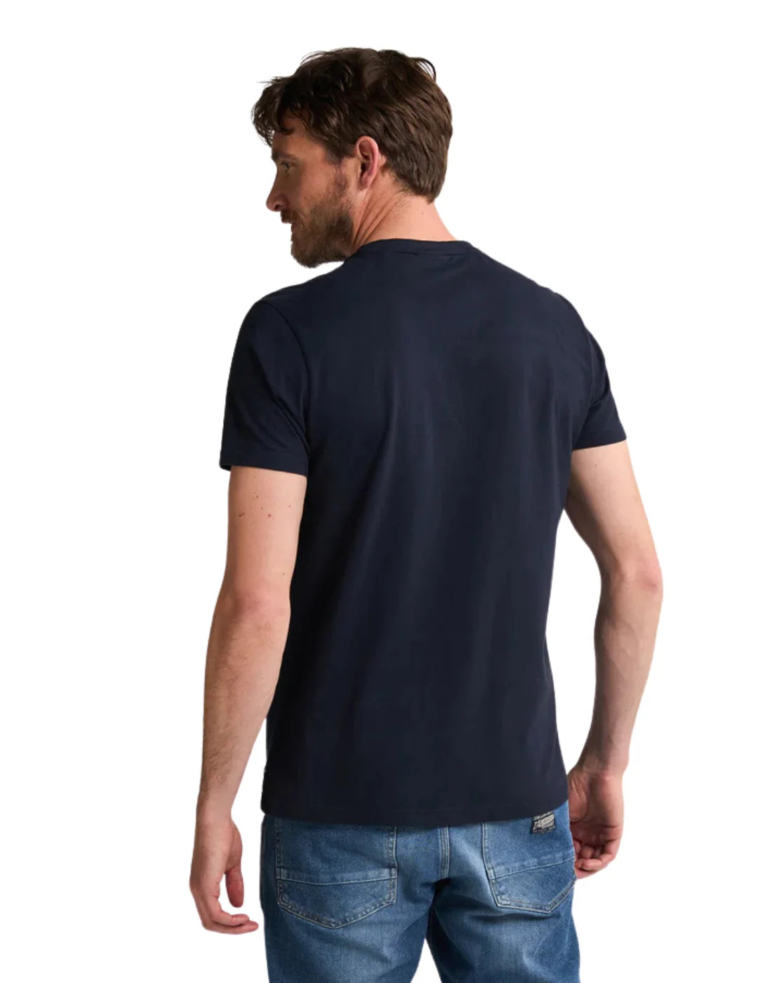 Camiseta Petrol Industries Pine Ridge Azul Marino | Bicos de Fío