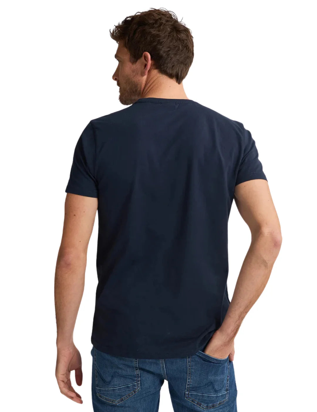 Camiseta Petrol Industries Windward Azul Marino | Bicos de Fío