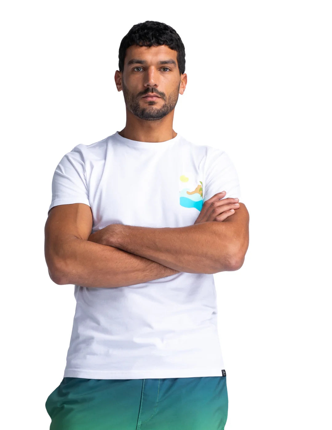 Camiseta Petrol Industries Summer Blanco | Bicos de Fío