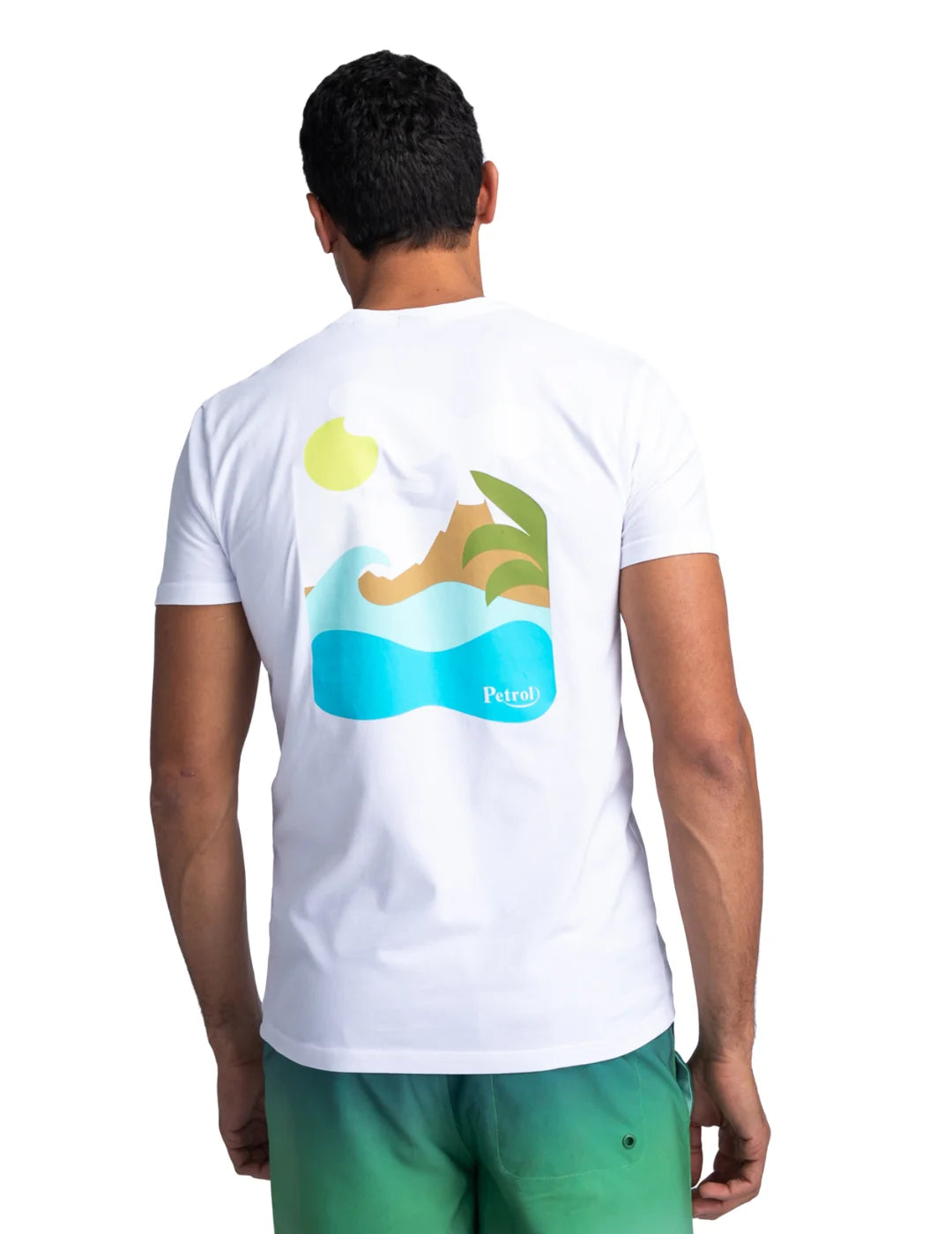 Camiseta Petrol Industries Summer Blanco | Bicos de Fío