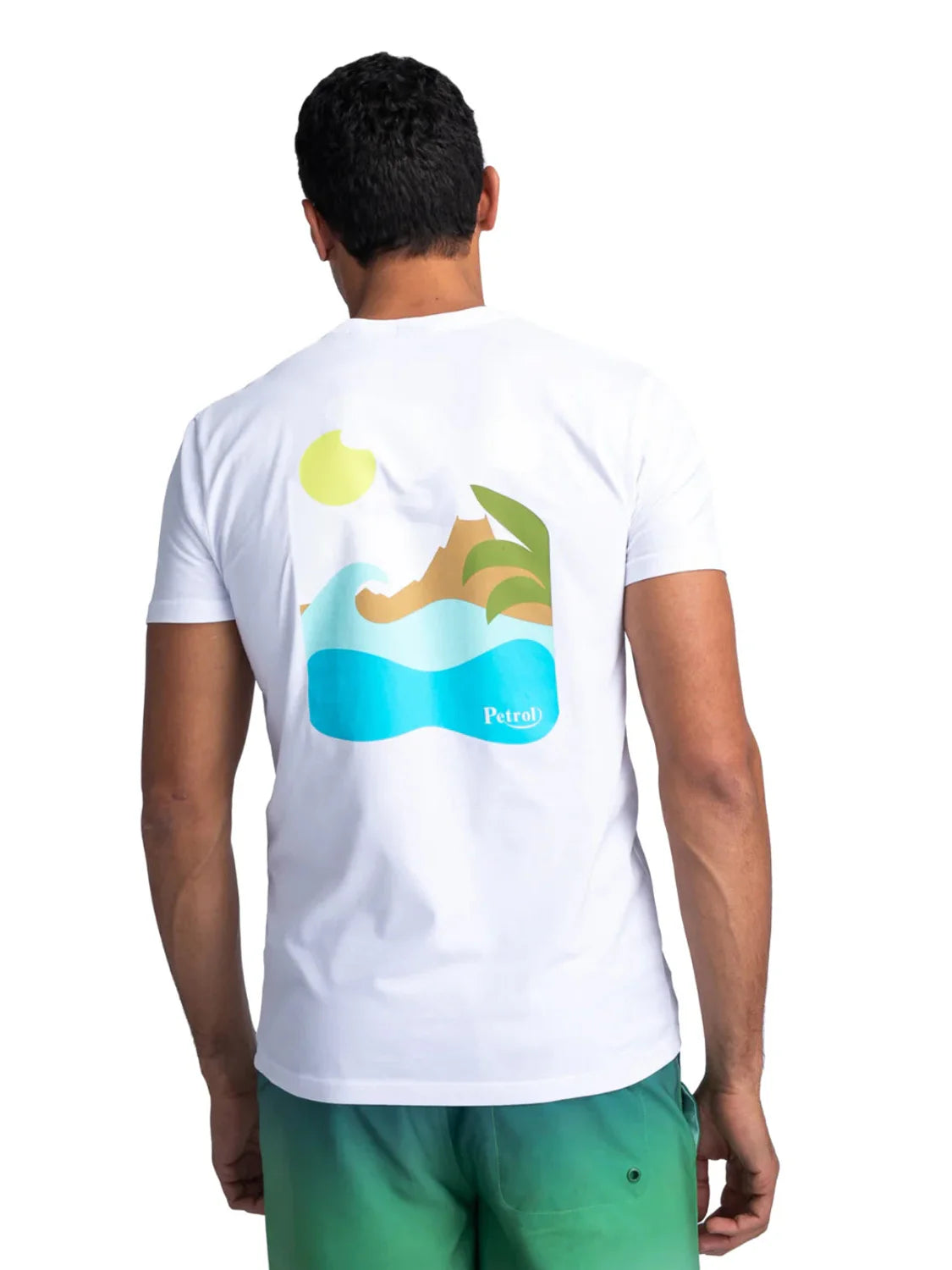 Camiseta Petrol Industries Summer Blanco | Bicos de Fío