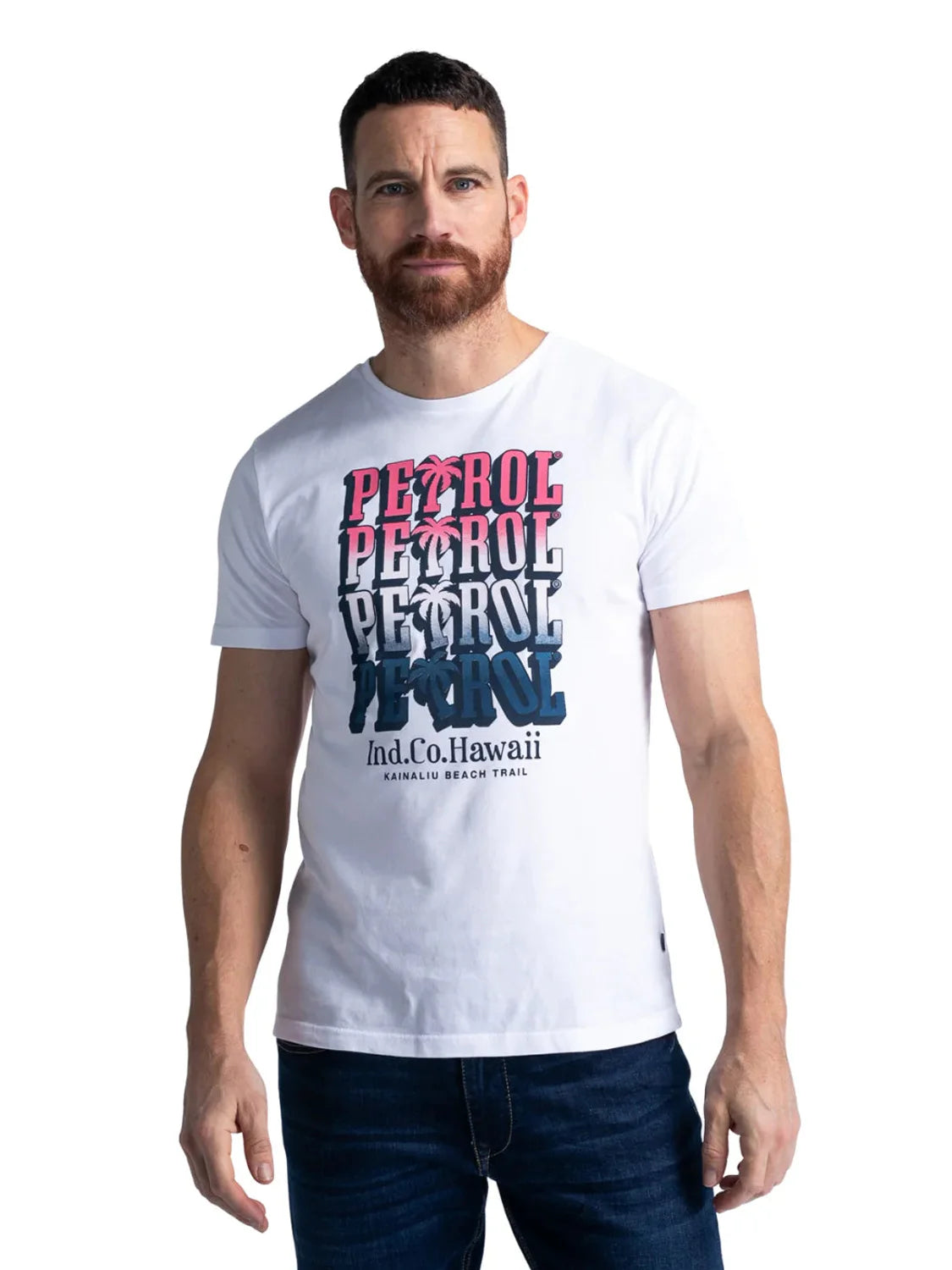 Camiseta Petrol Industries Radiance Blanco | Bicos de Fío