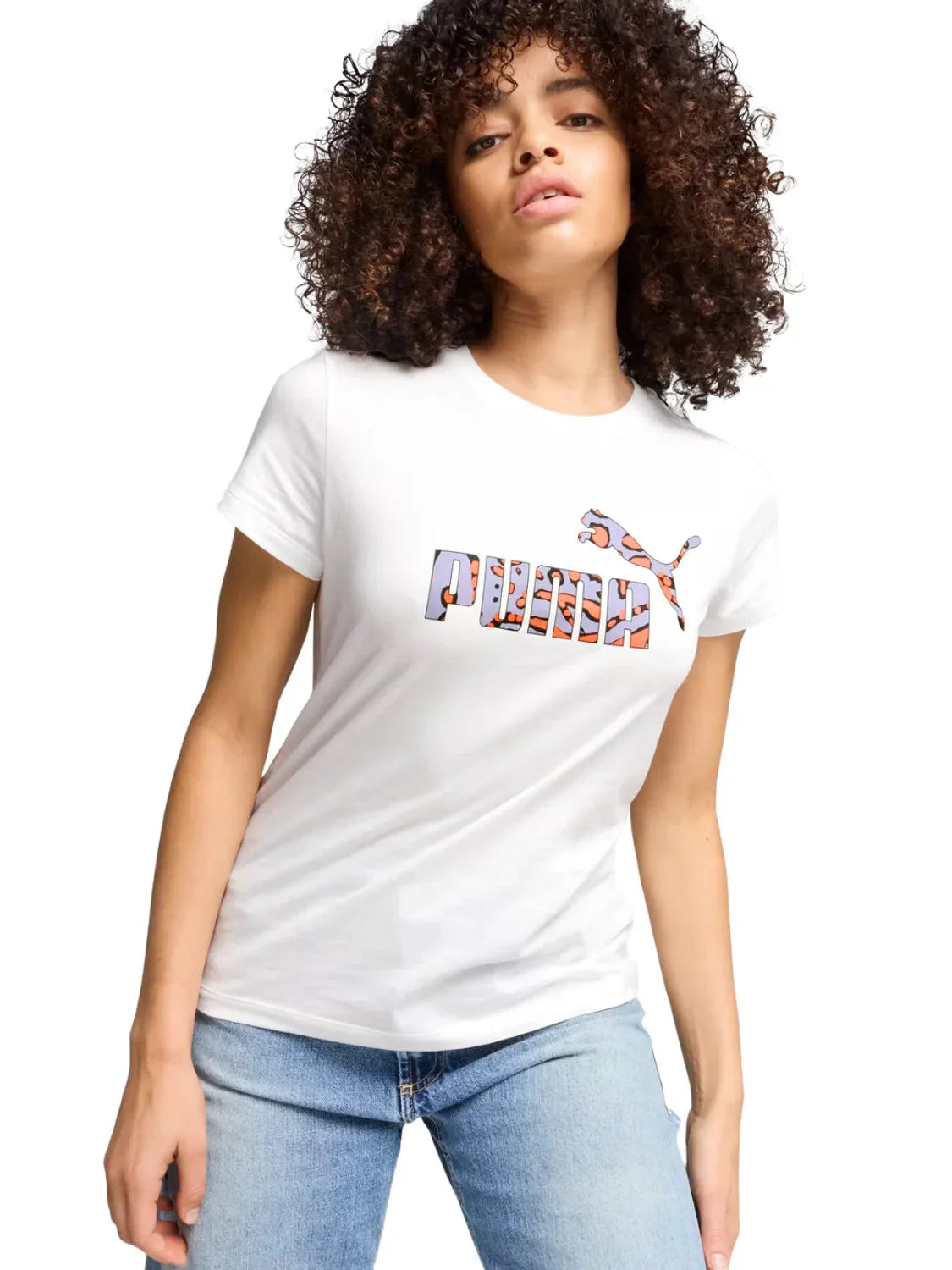 Camiseta PUMA Ess+ Hypernatural Blanco | Bicos de Fío