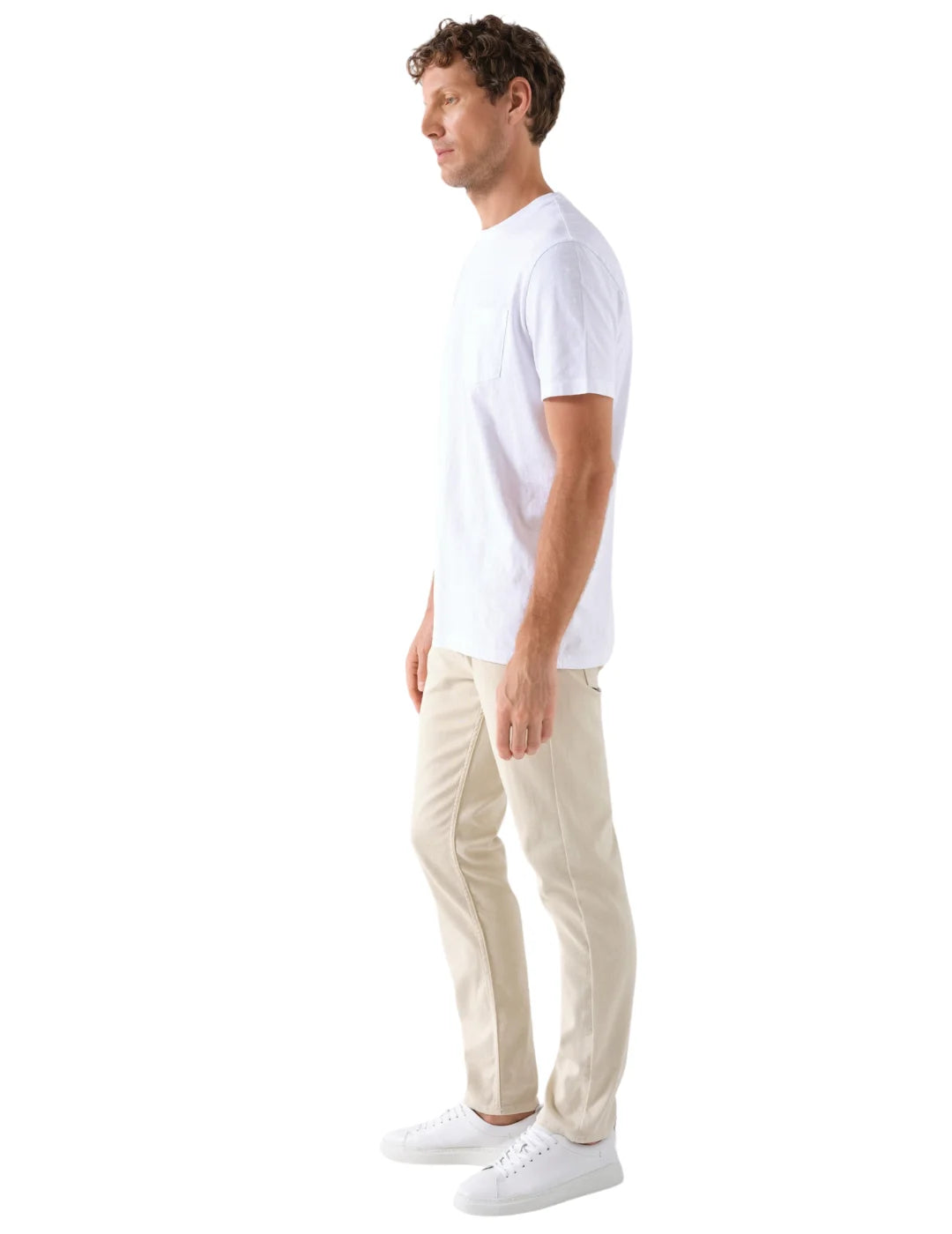 Camiseta Bolsillo Salsa Jeans Blanco - Bicos de Fío