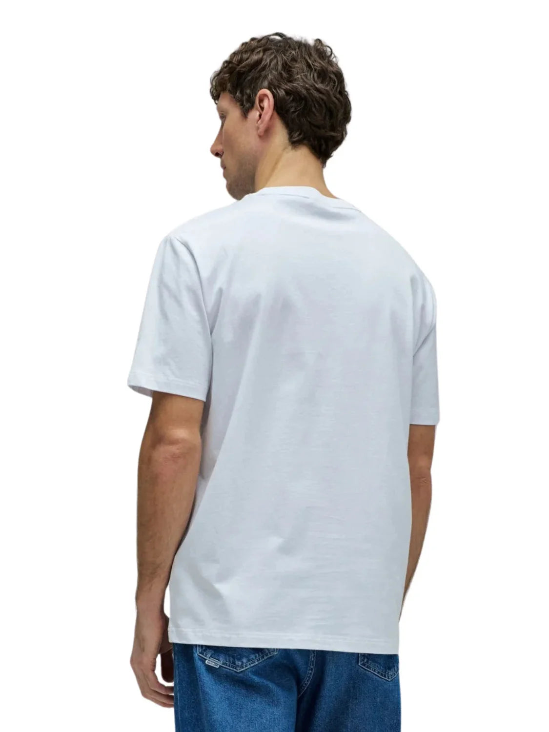 Camiseta Básica Salsa Jeans Logo Blanco | Bicos de Fío