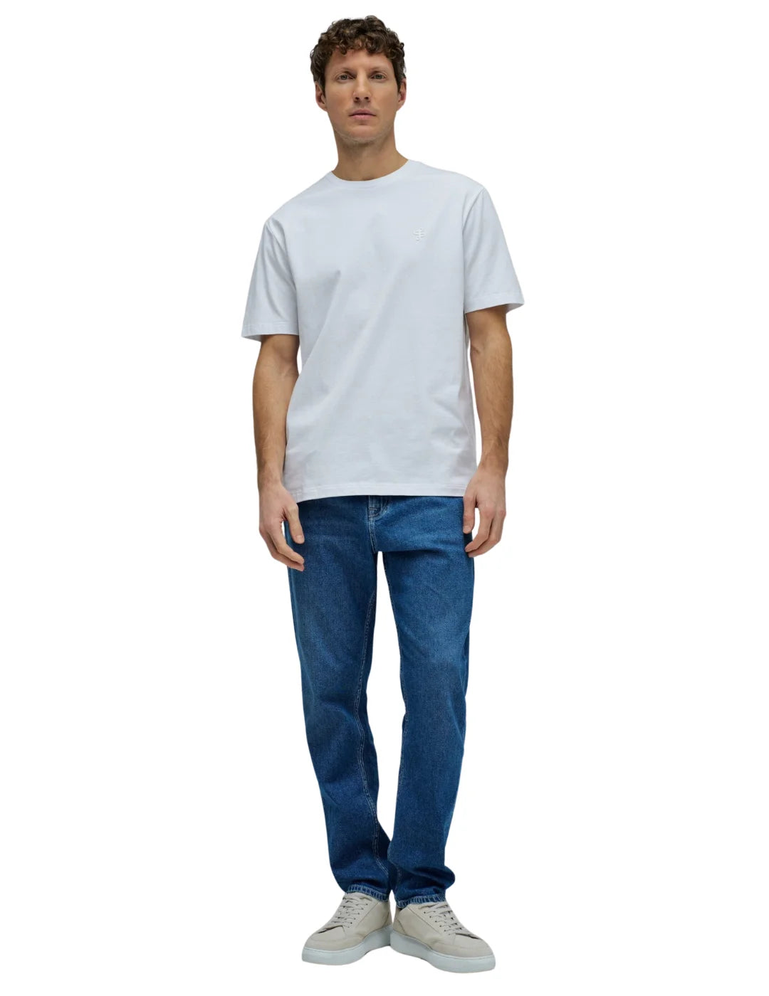 Camiseta Básica Salsa Jeans Logo Blanco | Bicos de Fío