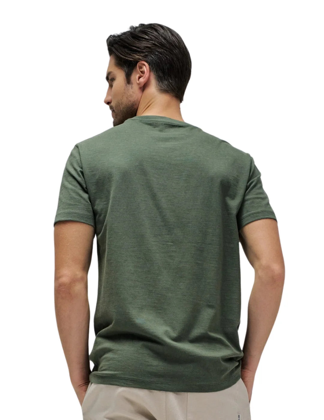 Camiseta Salsa Jeans Logo Washed Verde | Bicos de Fío