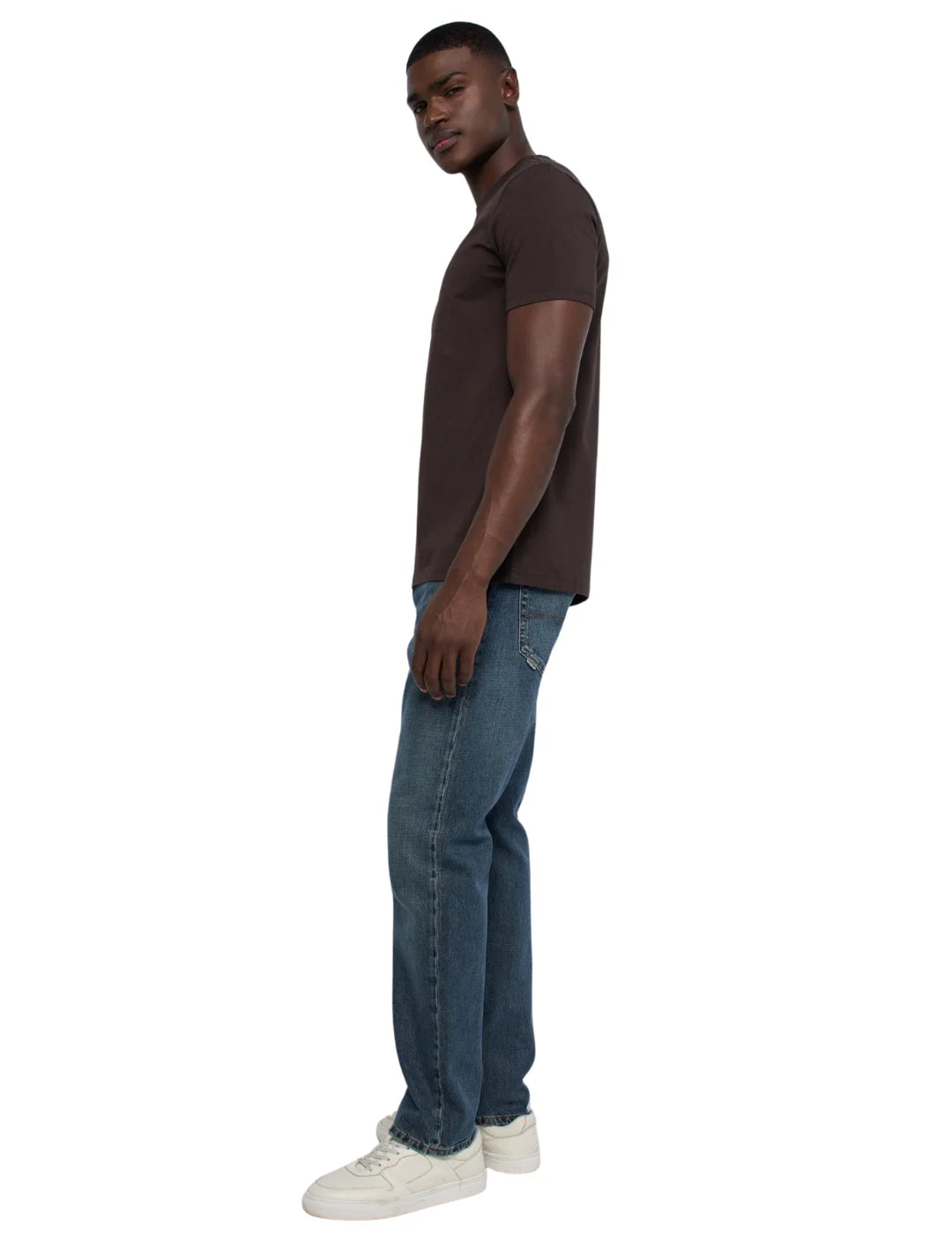 Camiseta Salsa Jeans Logo Marrón Chocolate | Bicos de Fío
