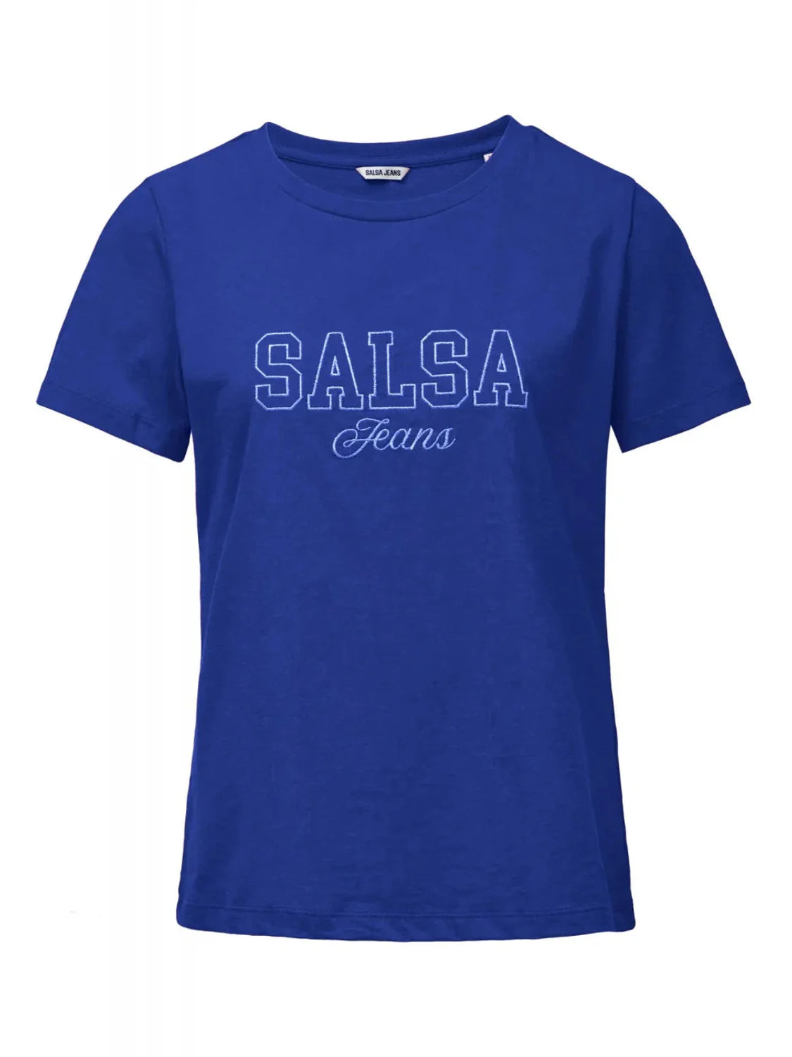 Camiseta Salsa Jeans Varsity Azul | Bicos de Fío