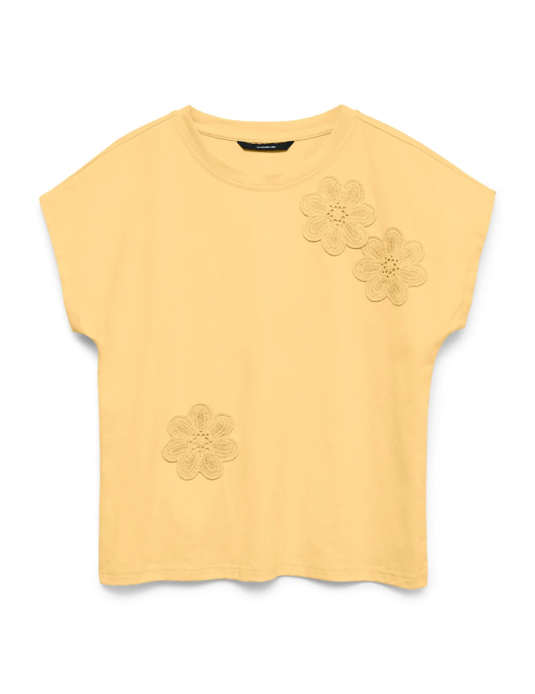 Camiseta Vero Moda Lillibet Amarillo | Bicos de Fío