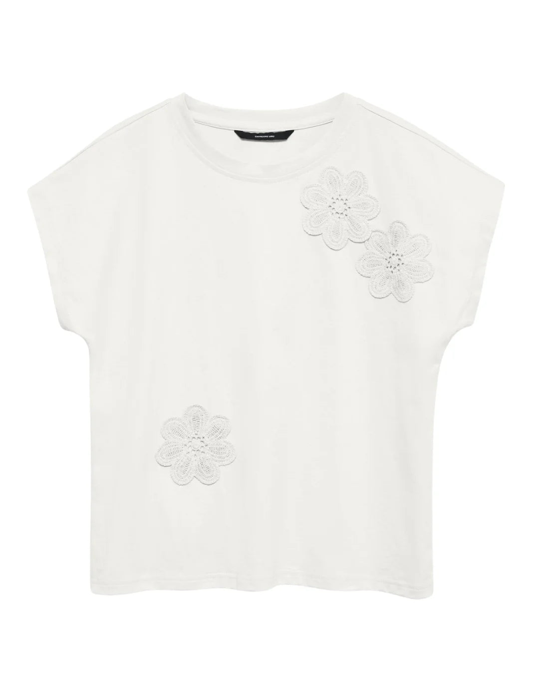 Camiseta Vero Moda Lillibet Blanco | Bicos de Fío