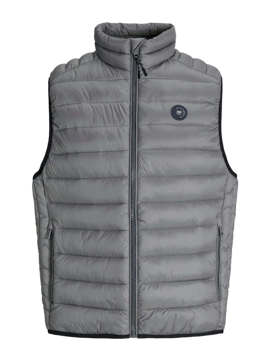 Chaleco Acolchado Jack&Jones Bradley Gris | Bicos de Fío