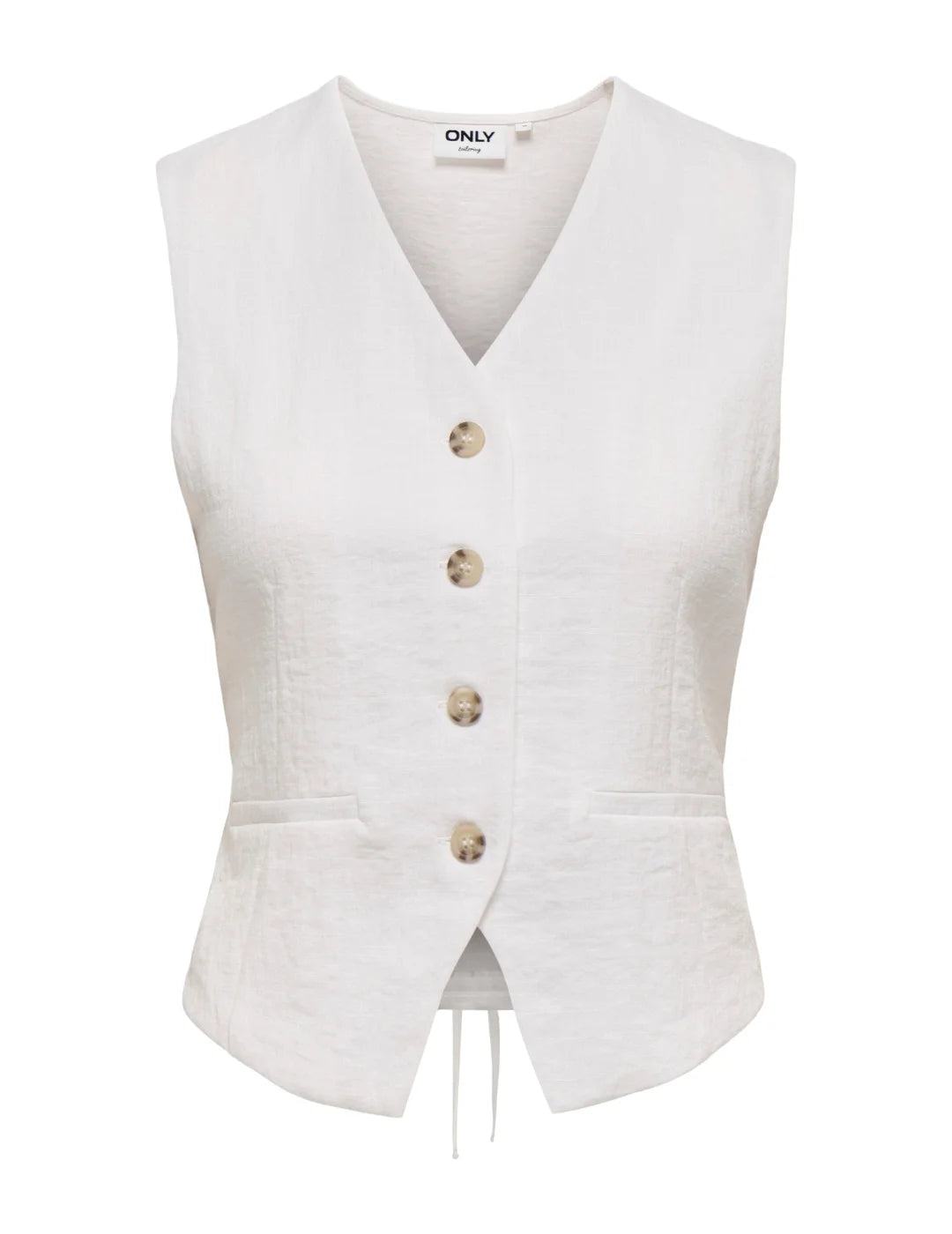 Chaleco ONLY Ita Blanco | Bicos de Fío