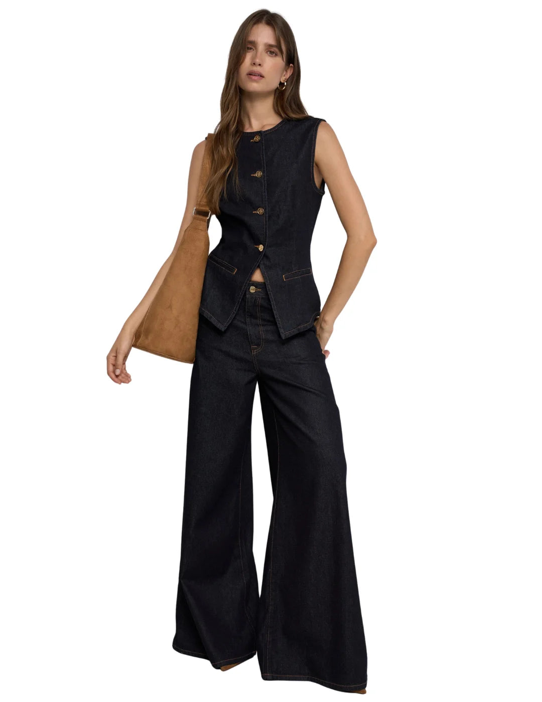 Chaleco Vaquero Salsa Jeans Azul | Bicos de Fío
