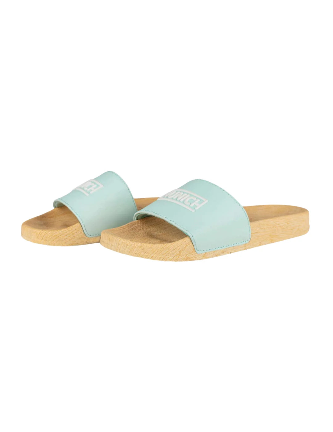 Chancla Munich Flat Slider Wood 325 | Bicos de Fío
