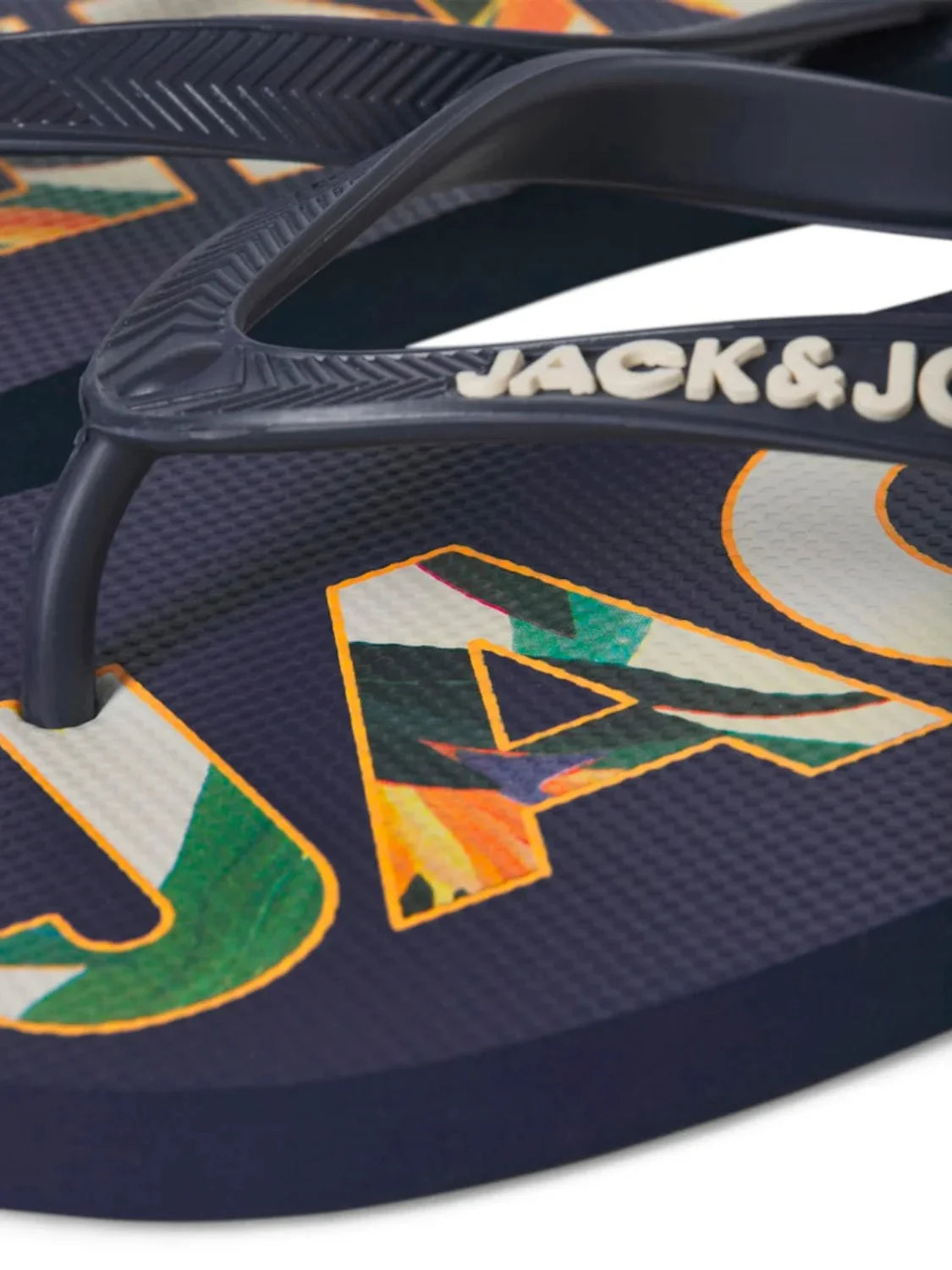 Chancla Jack&Jones Logo Palm Medieval Blue | Bicos de Fío