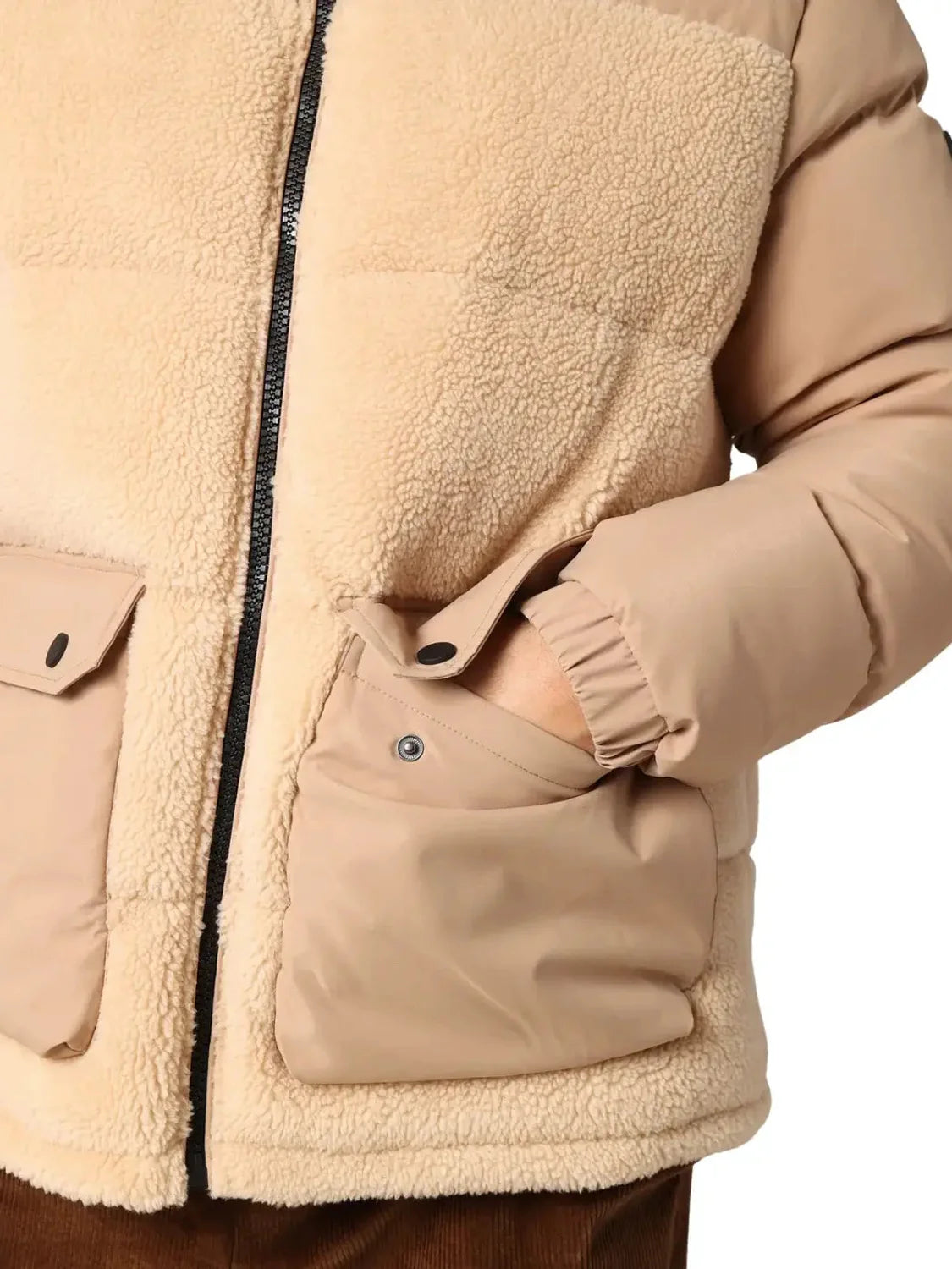 Chaqueta Acolchada DEELUXE Cambri Beige | Bicos de Fío