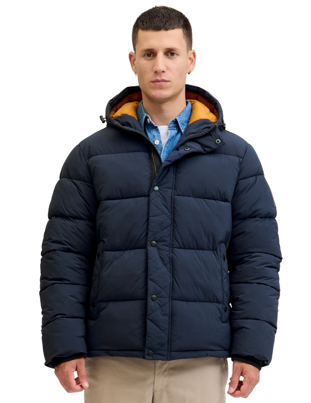 Chaqueta Acolchada Jack&Jones Detroit Azul Marino | Bicos de Fío