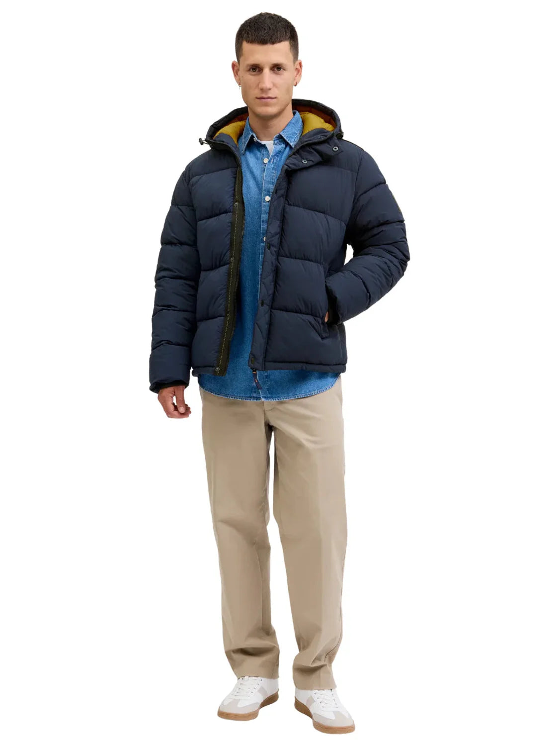 Chaqueta Acolchada Jack&Jones Detroit Azul Marino | Bicos de Fío