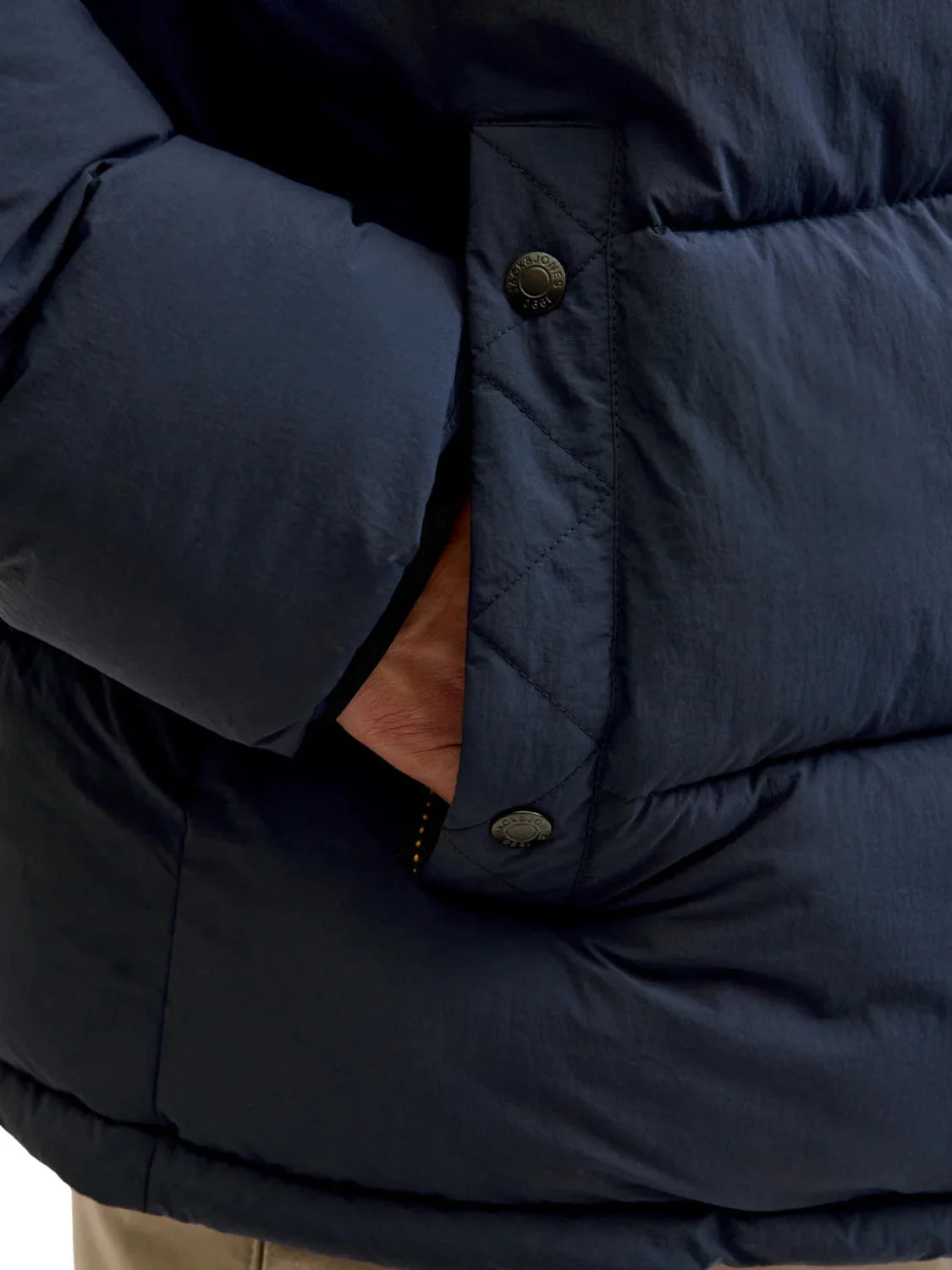 Chaqueta Acolchada Jack&Jones Detroit Azul Marino | Bicos de Fío