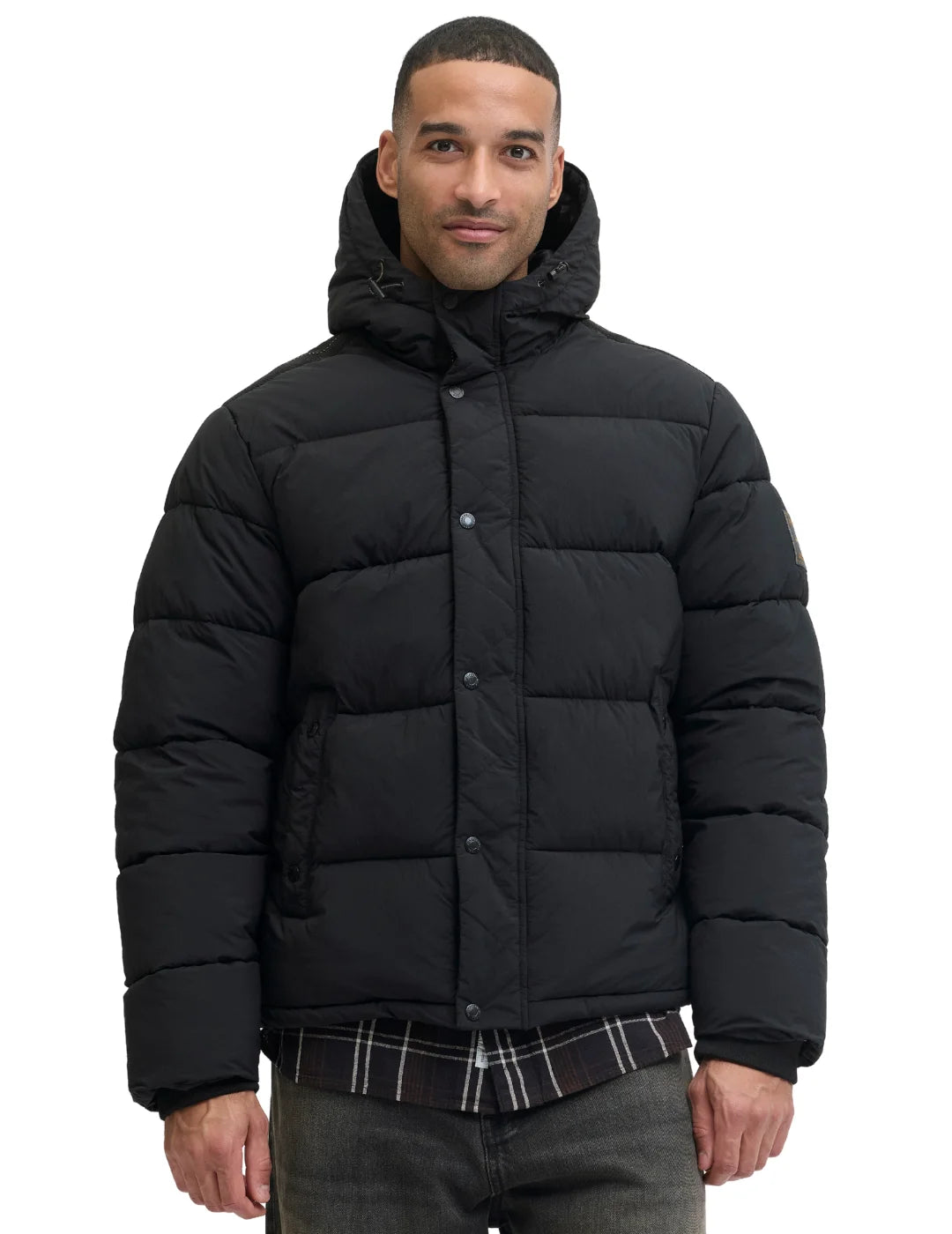 Chaqueta Acolchada Jack&Jones Detroit Negro | Bicos de Fío