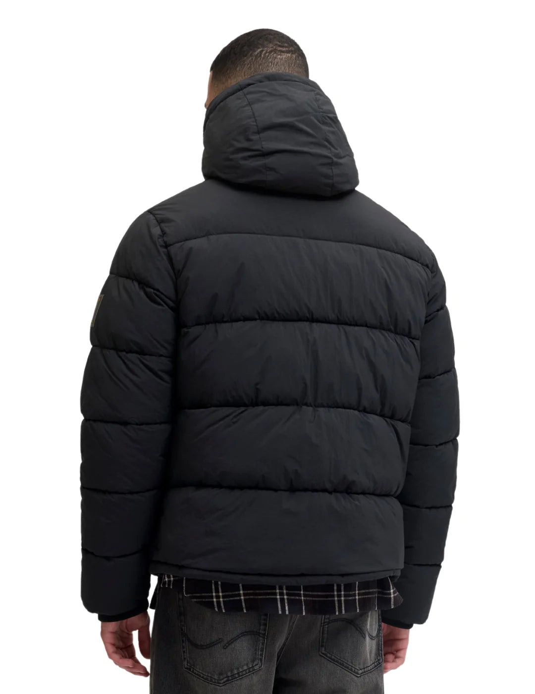 Chaqueta Acolchada Jack&Jones Detroit Negro | Bicos de Fío