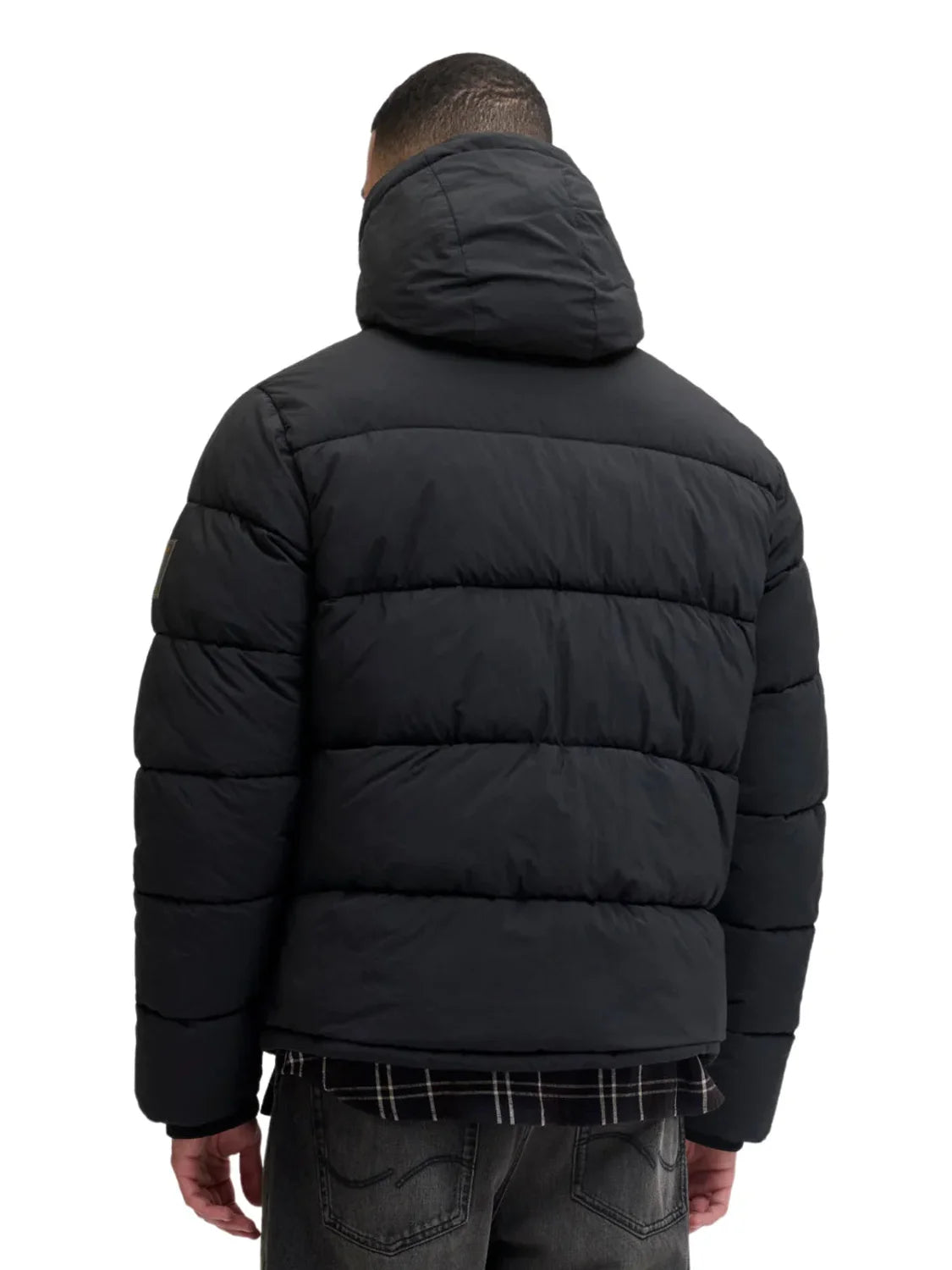 Chaqueta Acolchada Jack&Jones Detroit Negro | Bicos de Fío