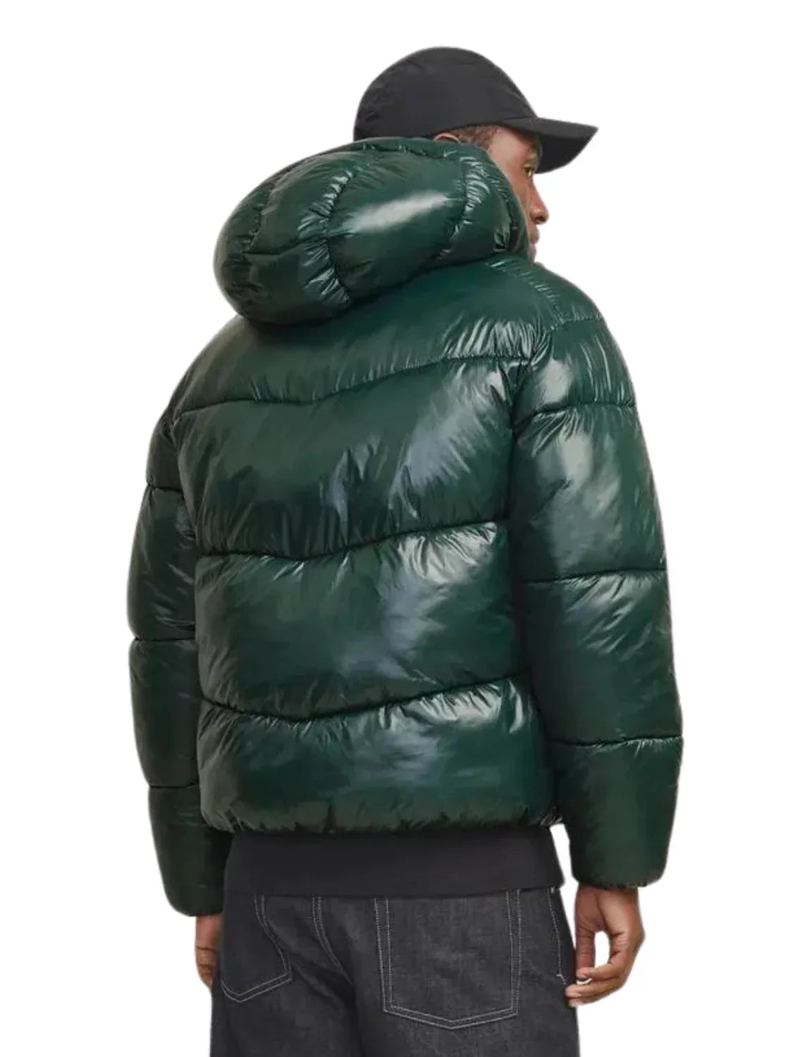 Chaqueta Acolchada Jack&Jones Flex Verde | Bicos de Fío