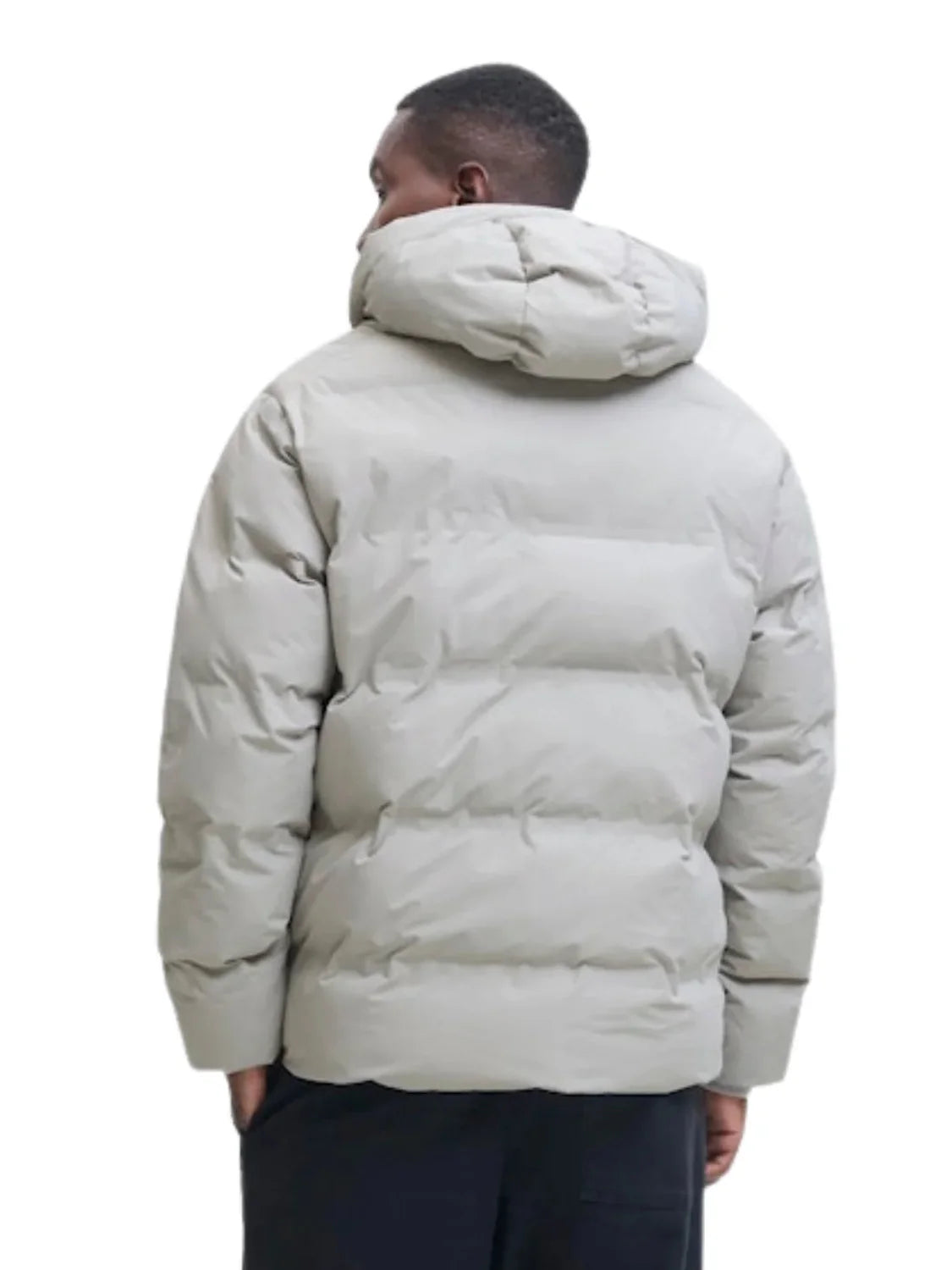 Chaqueta Acolchada Jack&Jones Soho Gris | Bicos de Fío