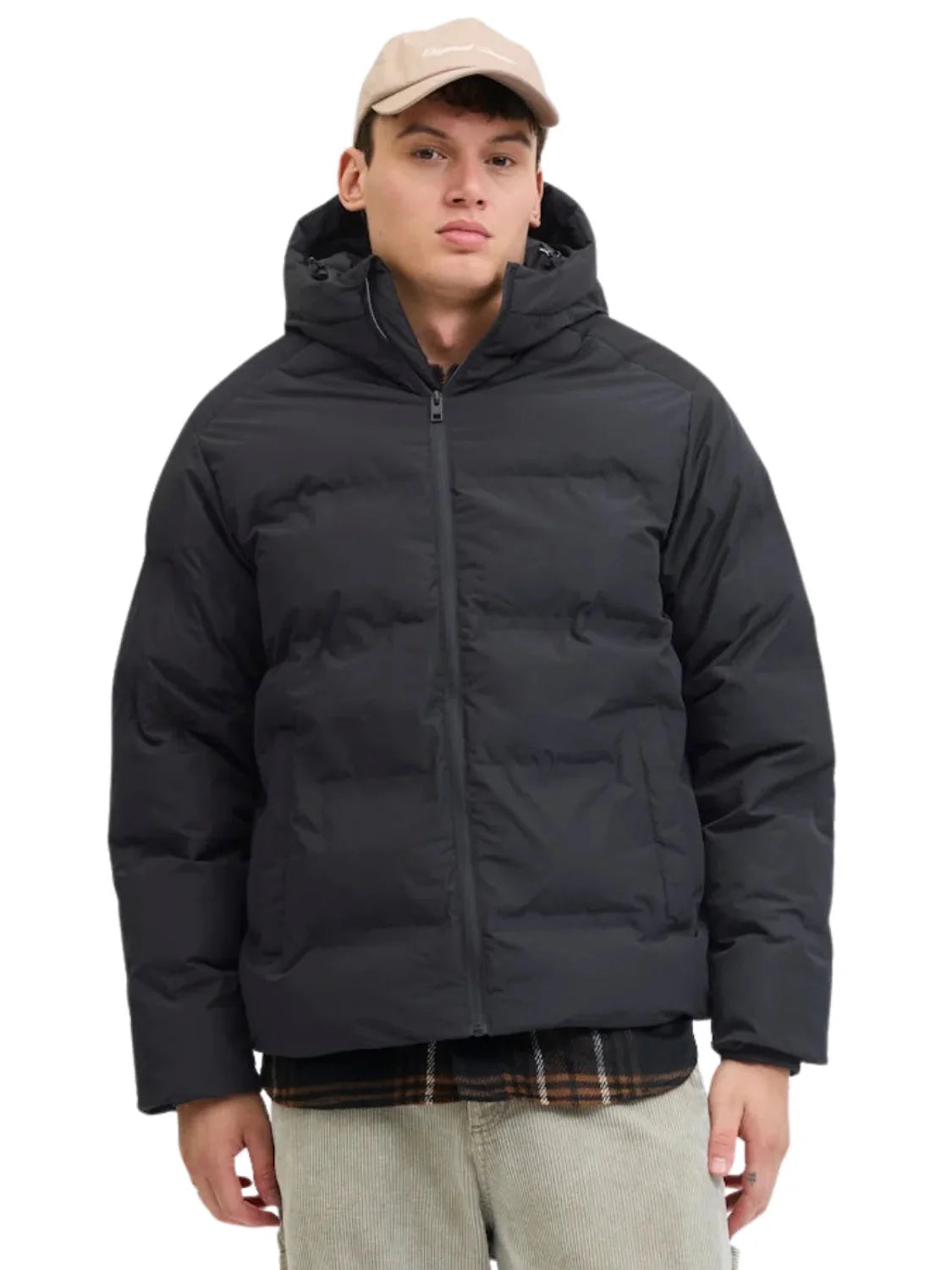 Chaqueta Acolchada Jack&Jones Soho Negro | Bicos de Fío