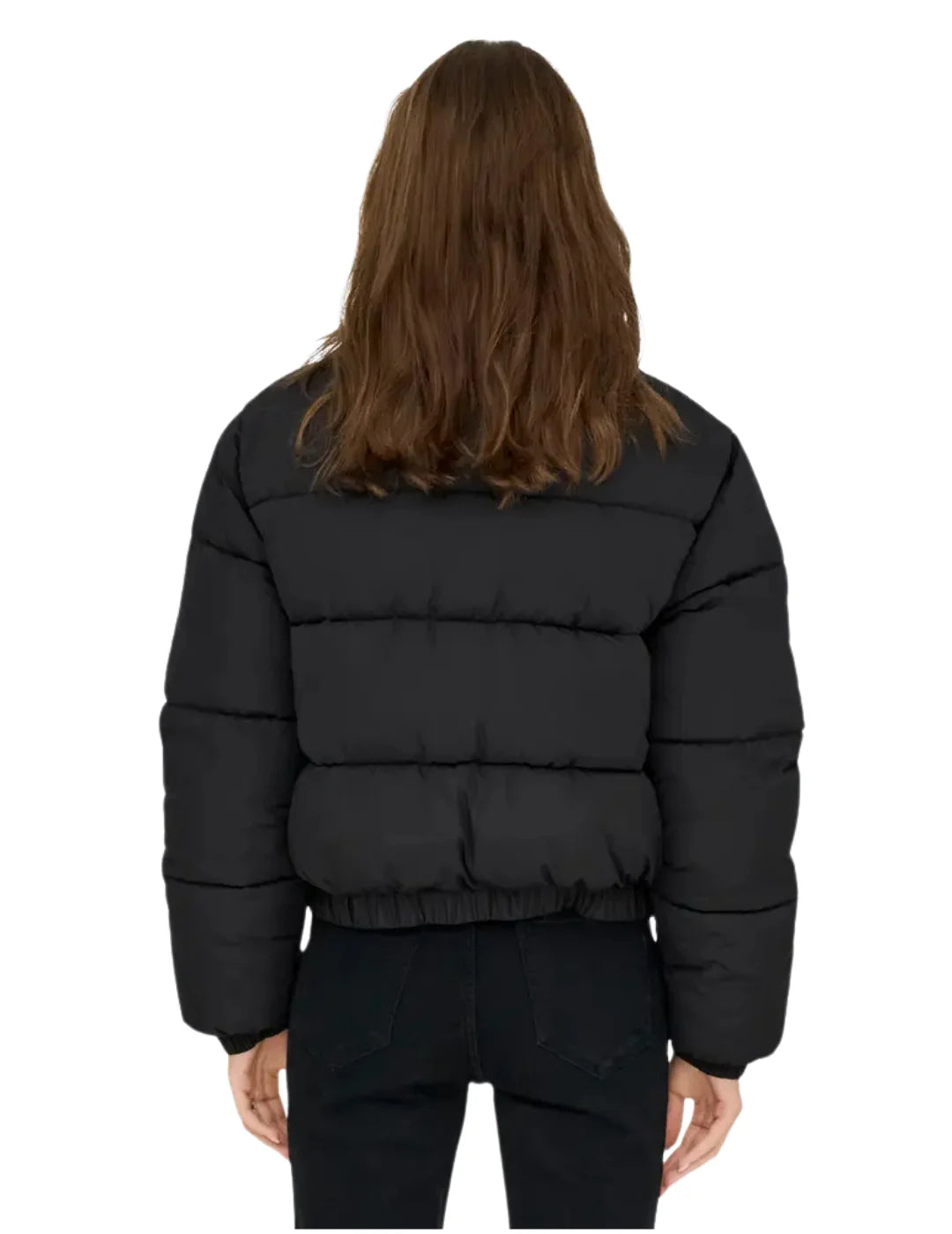 Chaqueta Corta Acochada JDY Moon Negro | Bicos de Fío