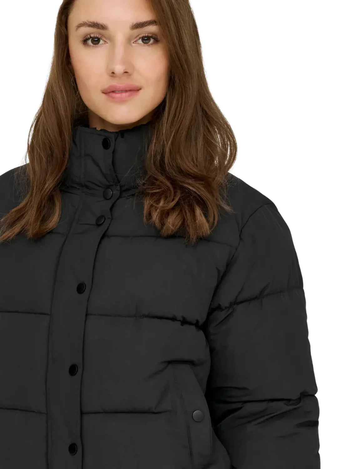 Chaqueta Corta Acochada JDY Moon Negro | Bicos de Fío