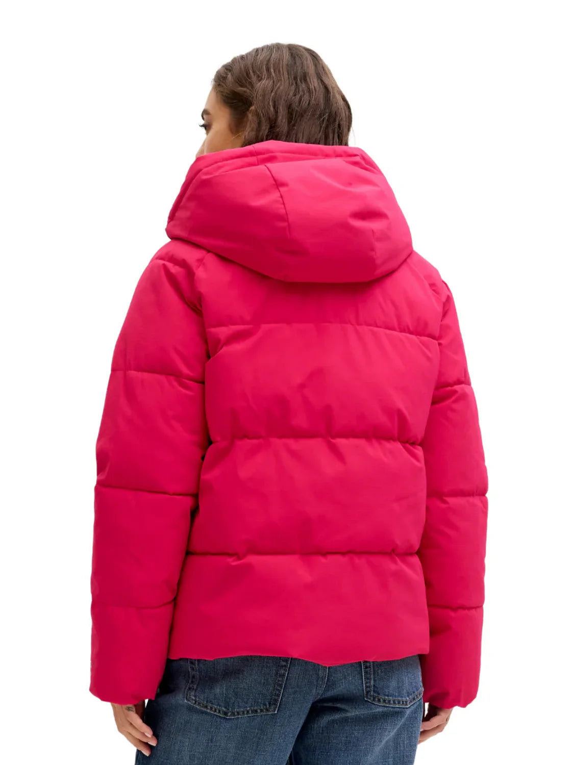 Chaqueta Acolchada JJXX Global Fucsia | Bicos de Fío