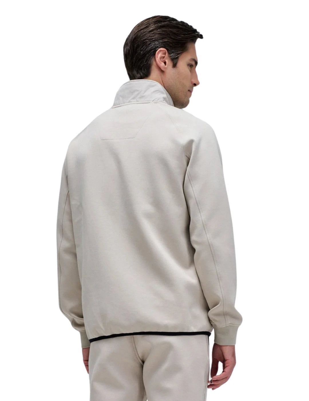 Chaqueta Acolchada Bimaterial Salsa Jeans Beige | Bicos de Fío
