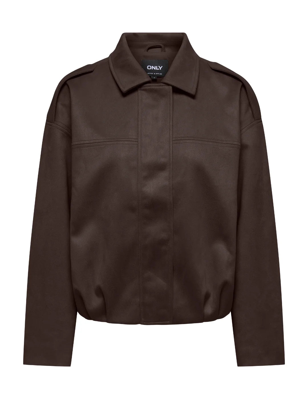 Chaqueta Ante ONLY Amber Chocolate | Bicos de Fío