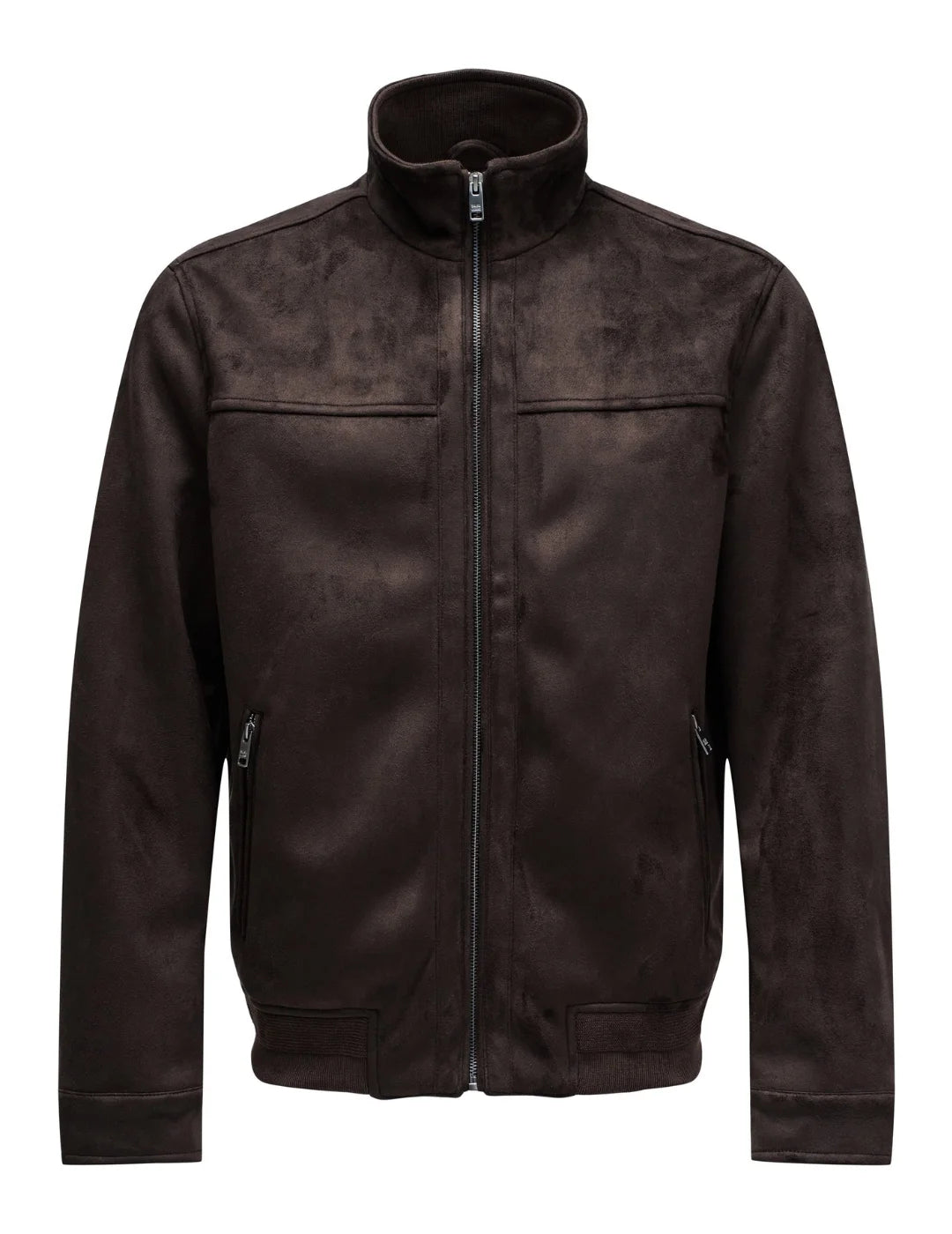 Chaqueta Ante Salsa Jeans Marrón Chocolate | Bicos de Fío