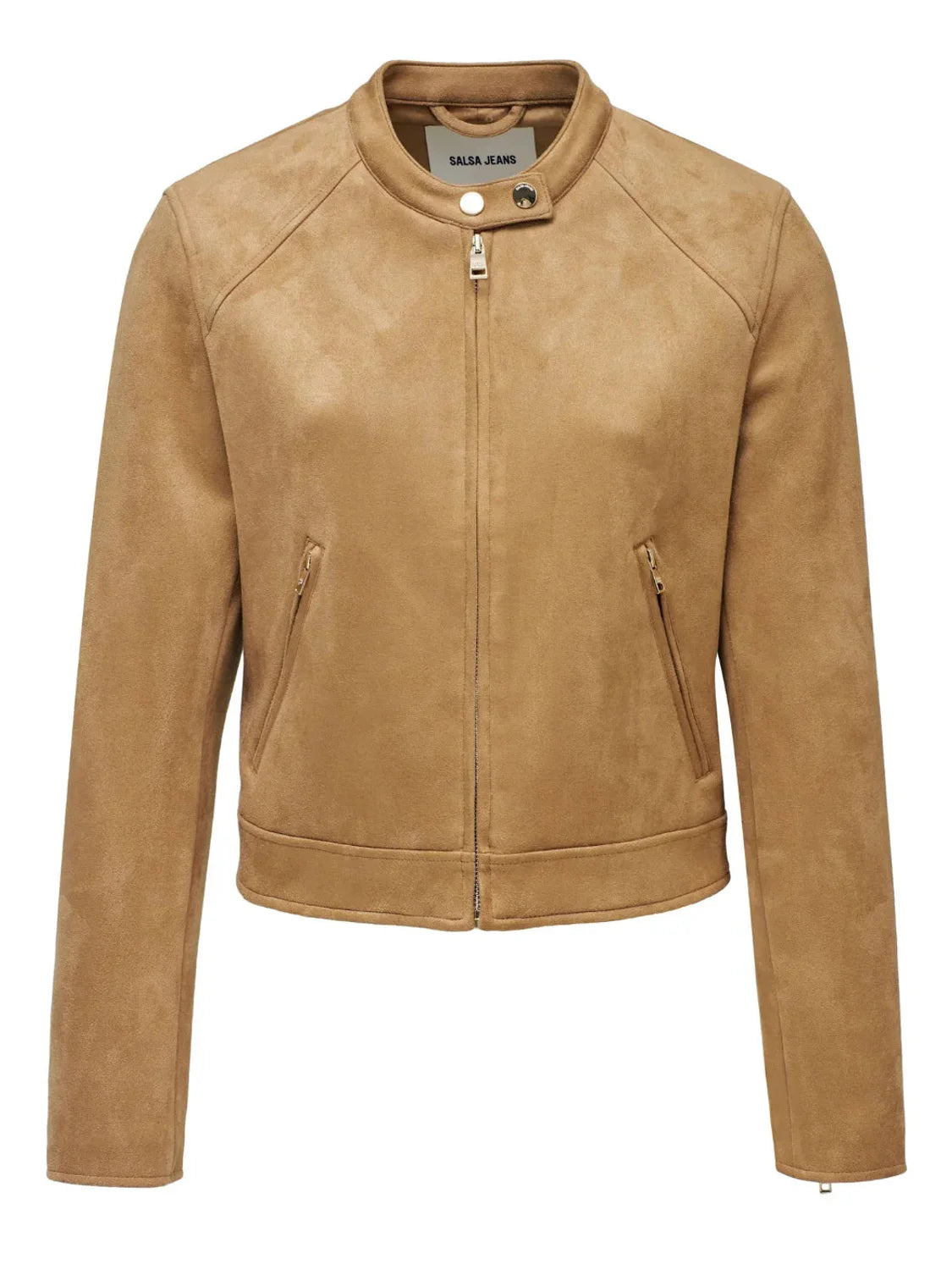 Chaqueta Ante Salsa Jeans Camel | Bicos de Fío