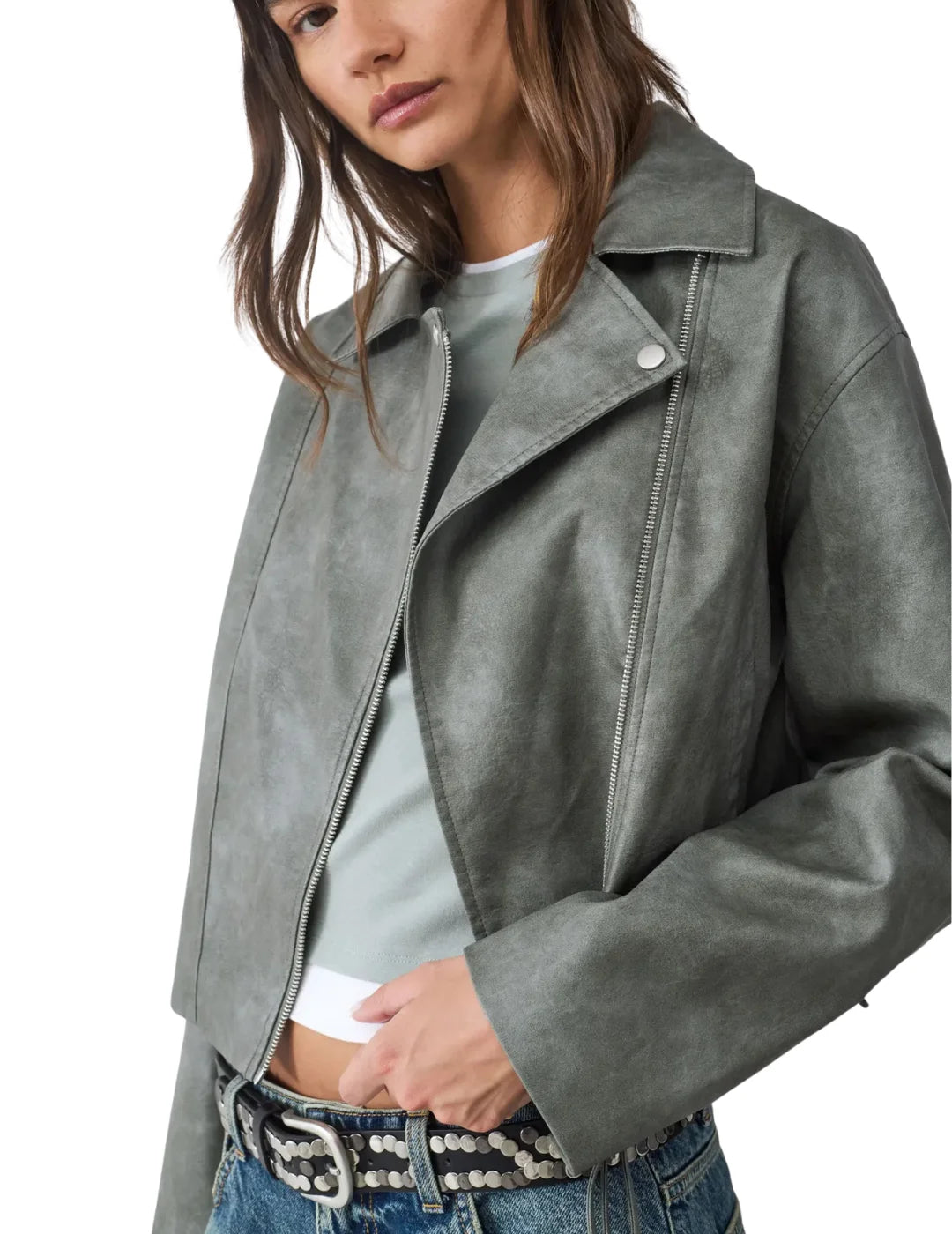 Chaqueta BALMOHK Cordones Verde | Bicos de Fío