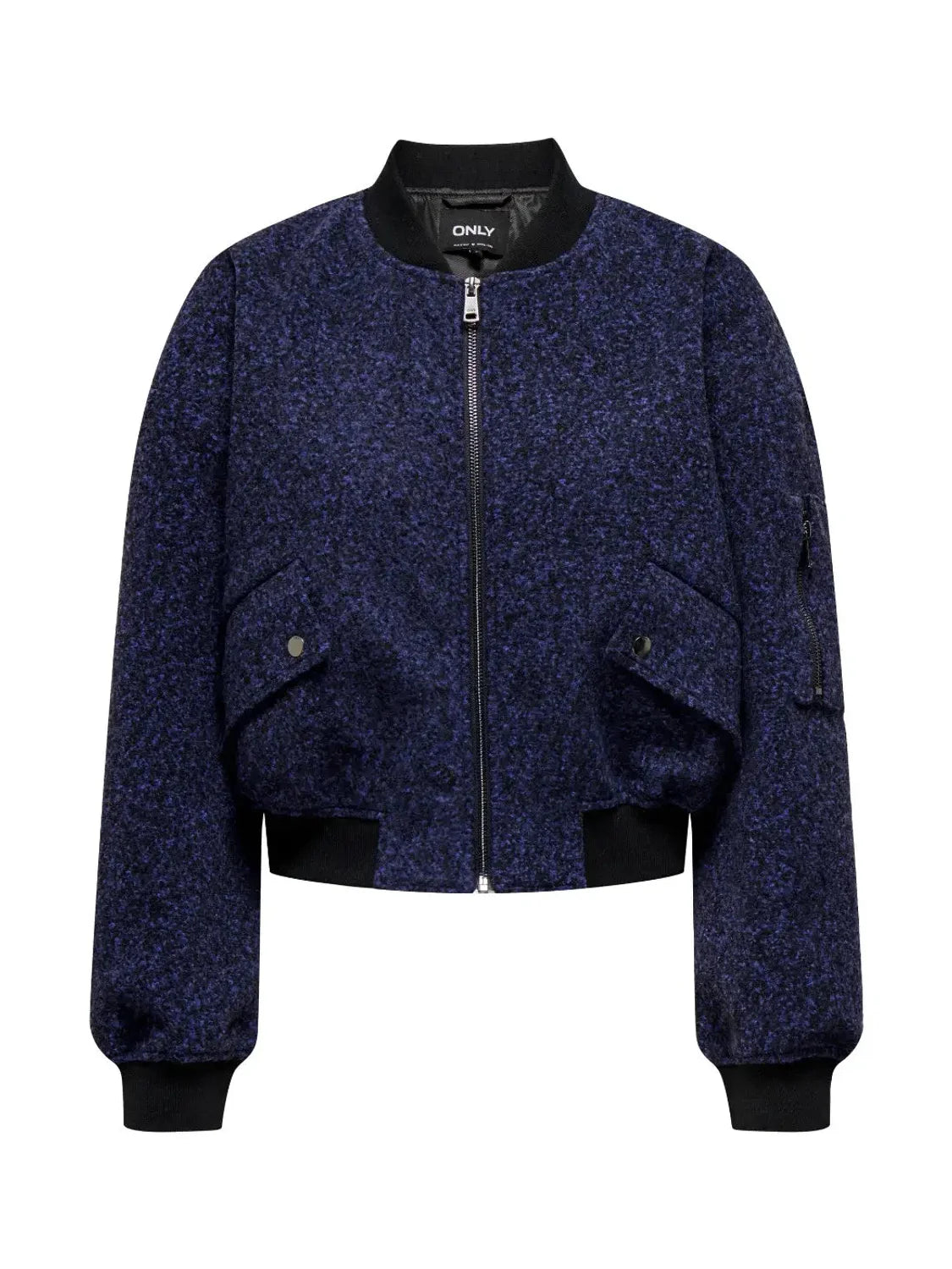 Chaqueta Bomber ONLY Varna Azul Marino | Bicos de Fío
