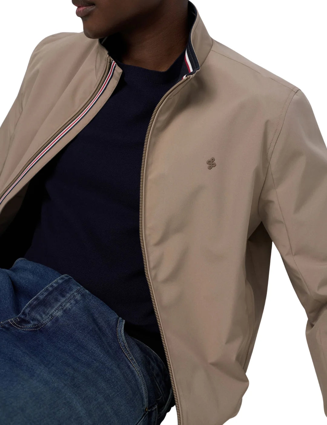 Chaqueta Salsa Jeans Beige | Bicos de Fío