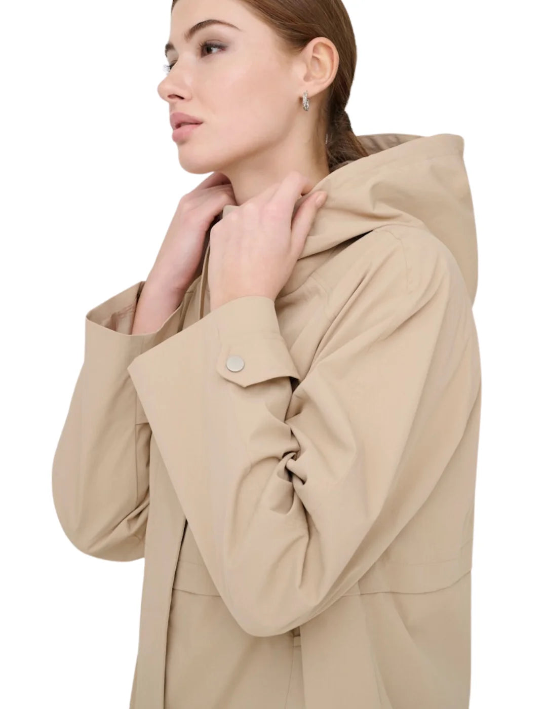 Chaqueta Casual ONLY Orchid Beige | Bicos de Fío