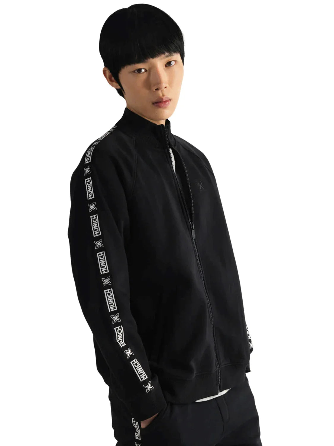 Chaqueta Deportiva Munich Squadra Negro | Bicos de Fío