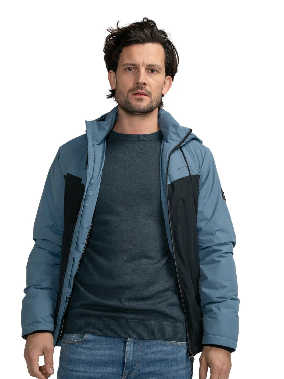 Chaqueta Acolchada Petrol Industries Skagway Azul | Bicos de Fío
